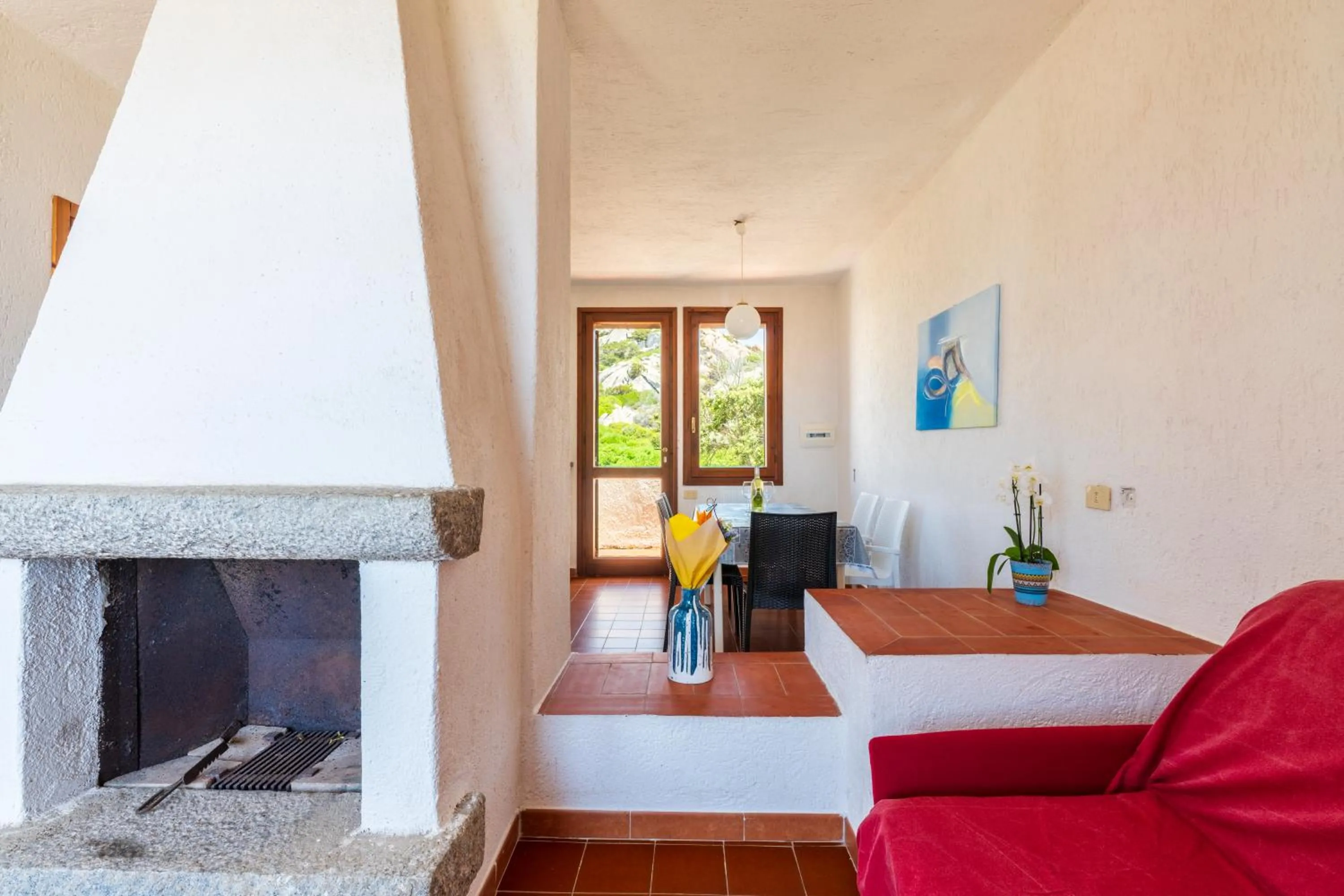 Living room in Residence Baia Santa Reparata