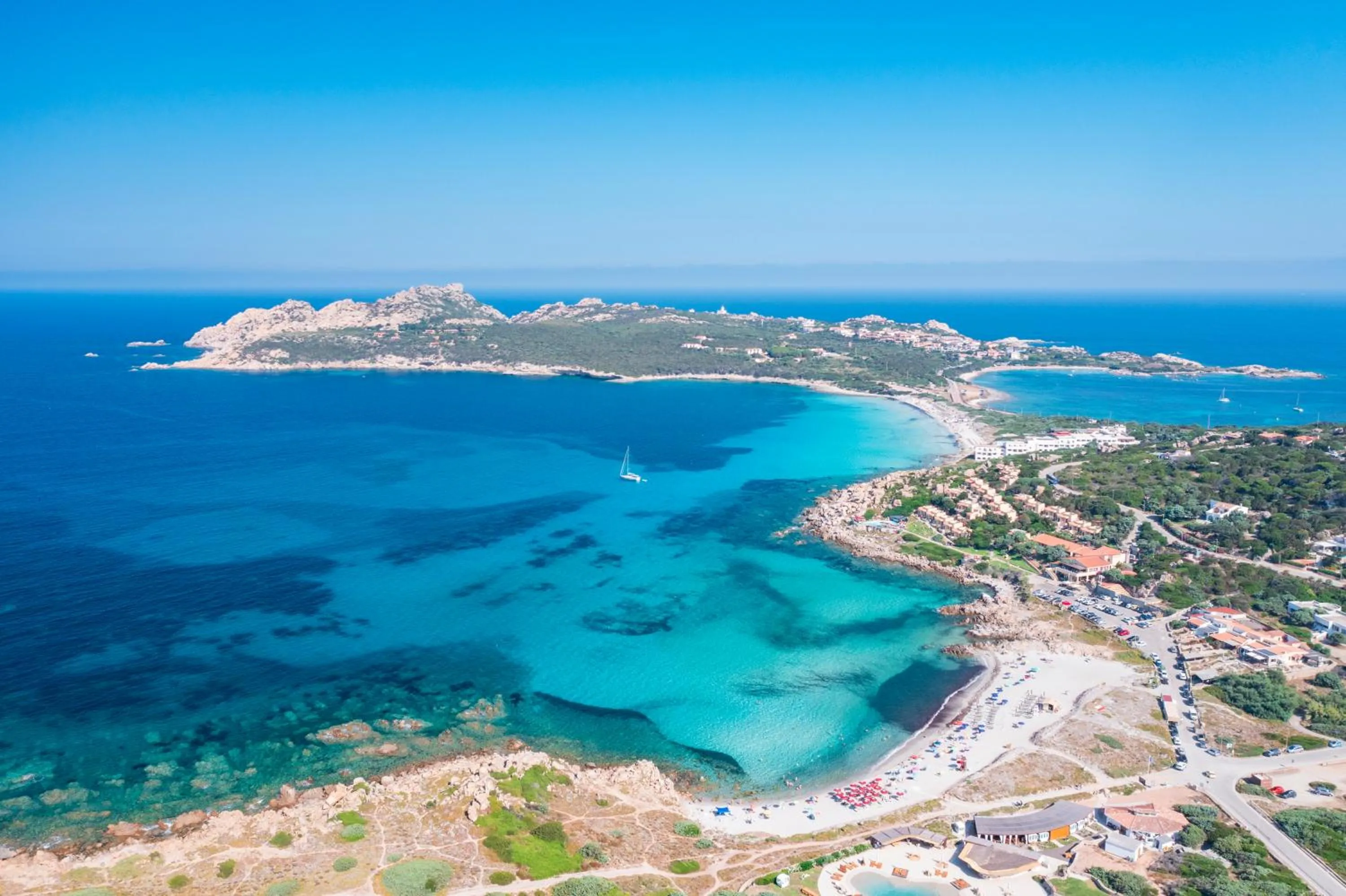 Bird's eye view in Residence Baia Santa Reparata