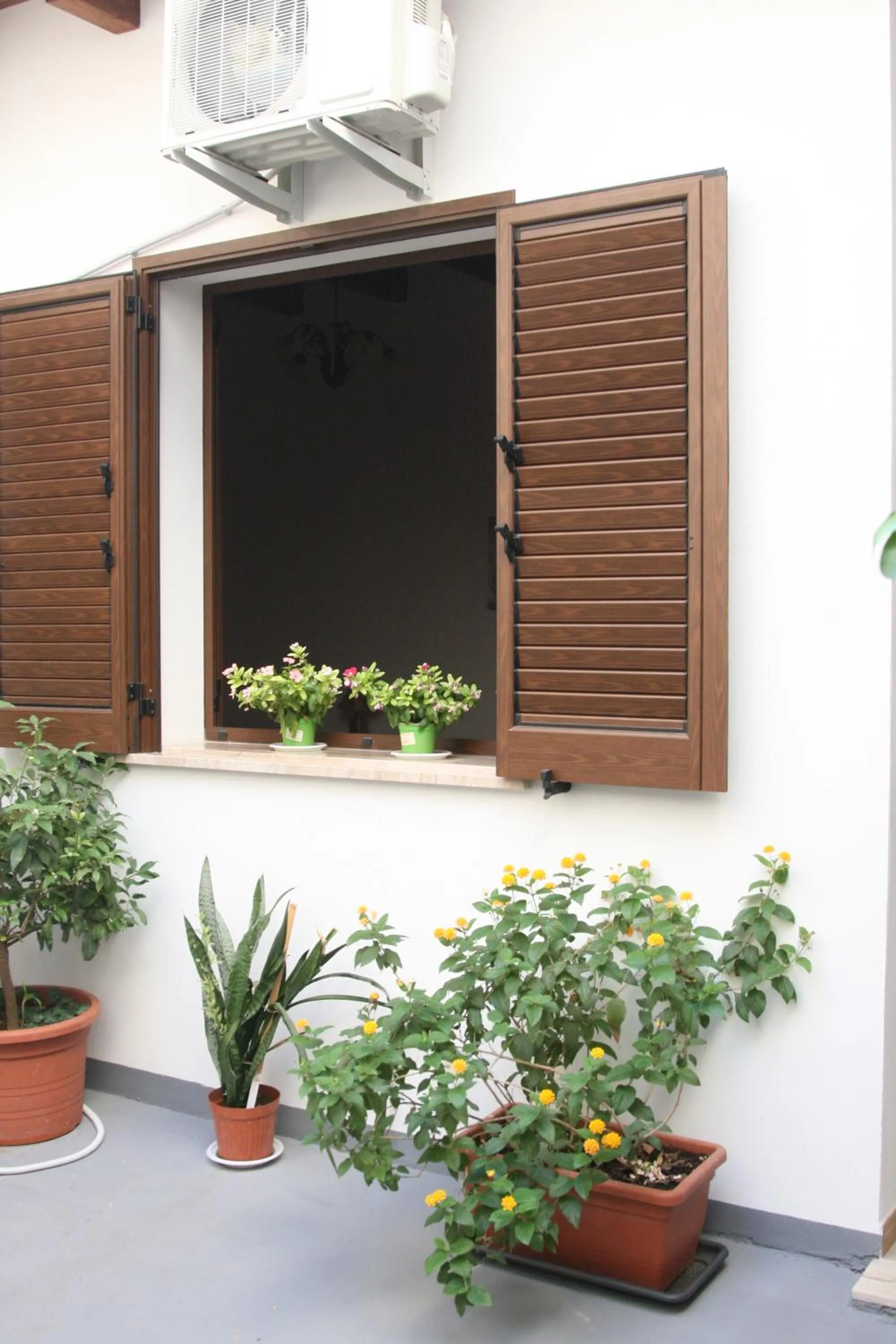 Inner courtyard view in B&B Da Matì