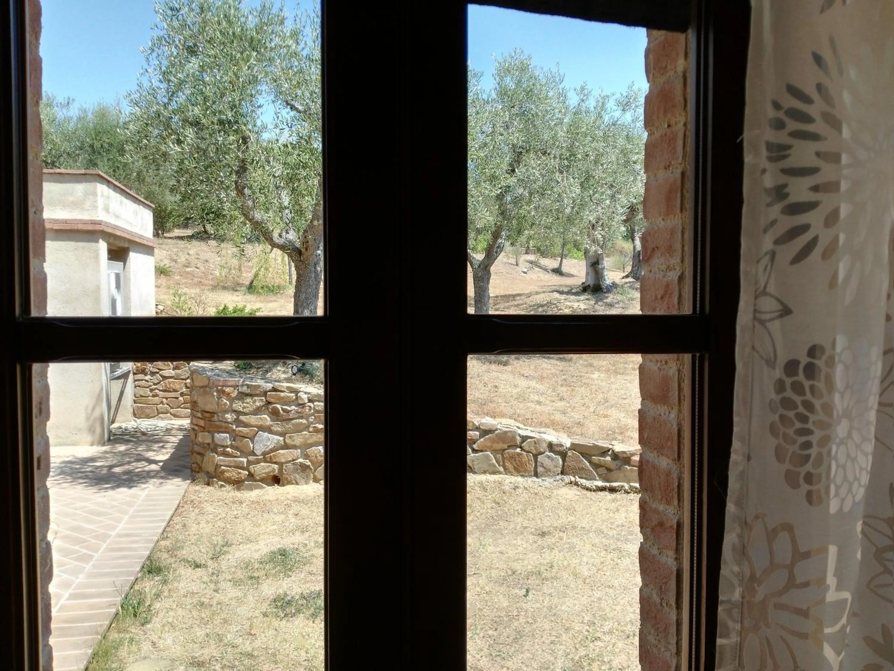 Garden view in Antico Casale Tiravento