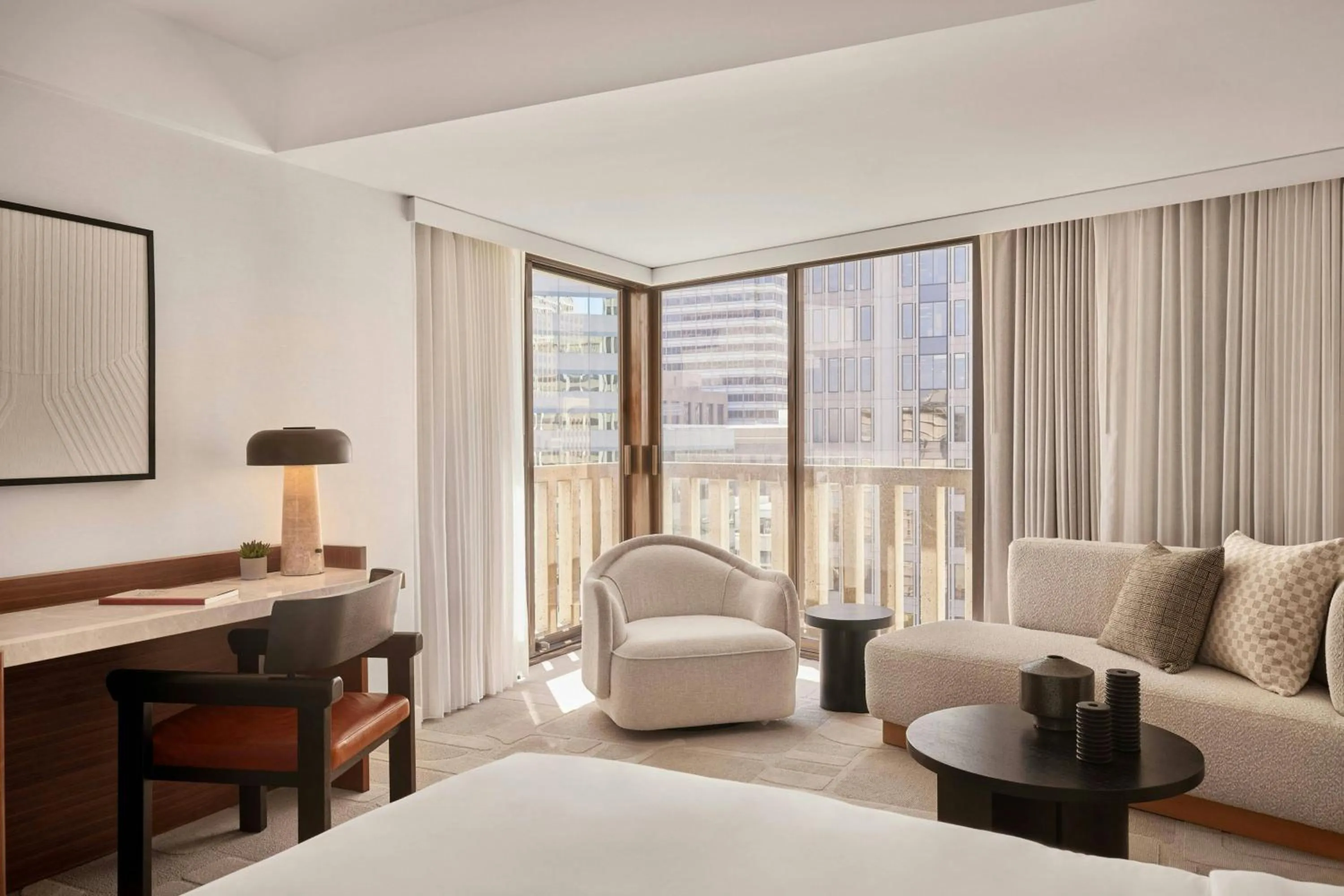 Photo of the whole room, Bed in The Jay, Autograph Collection