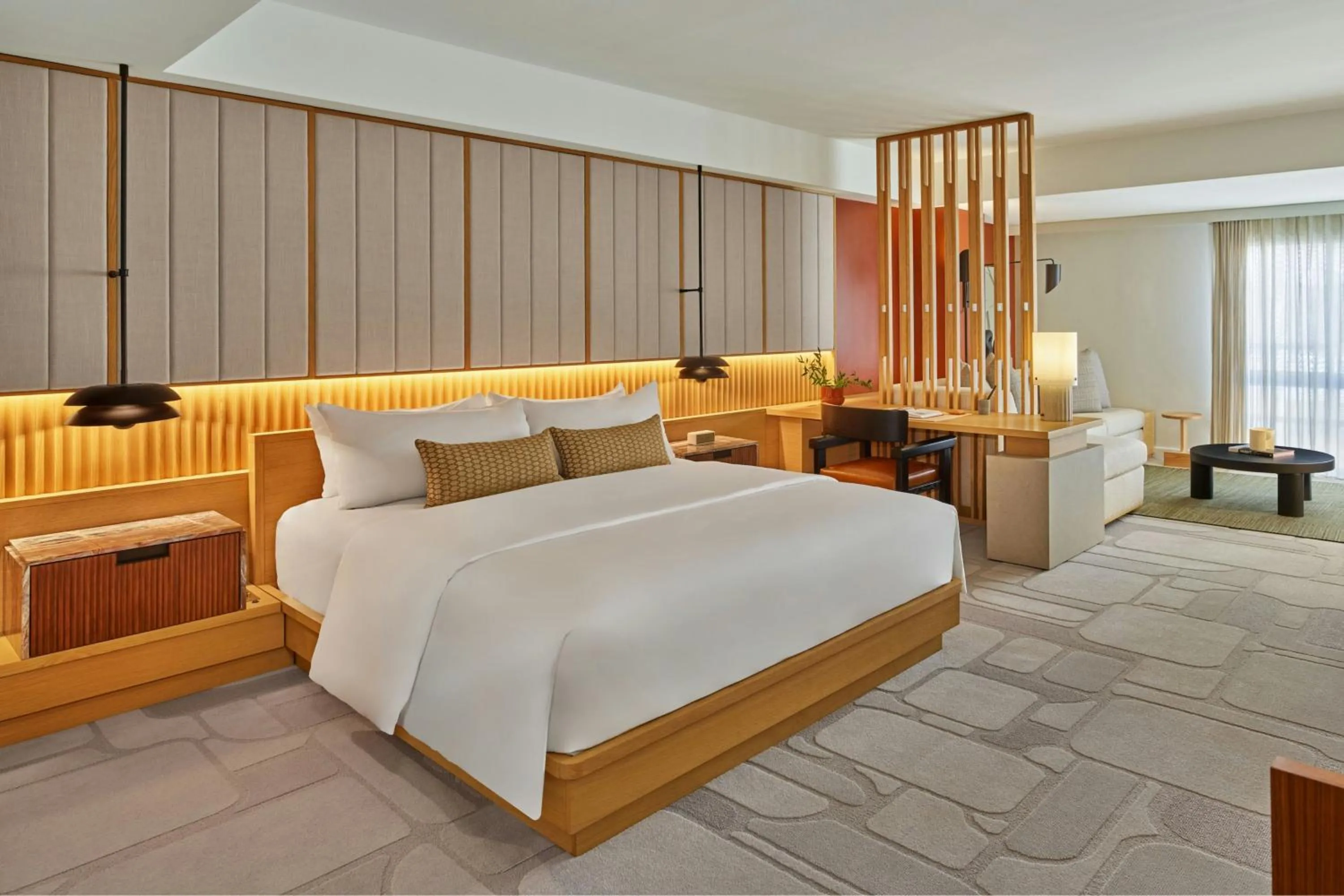 Photo of the whole room, Bed in The Jay, Autograph Collection