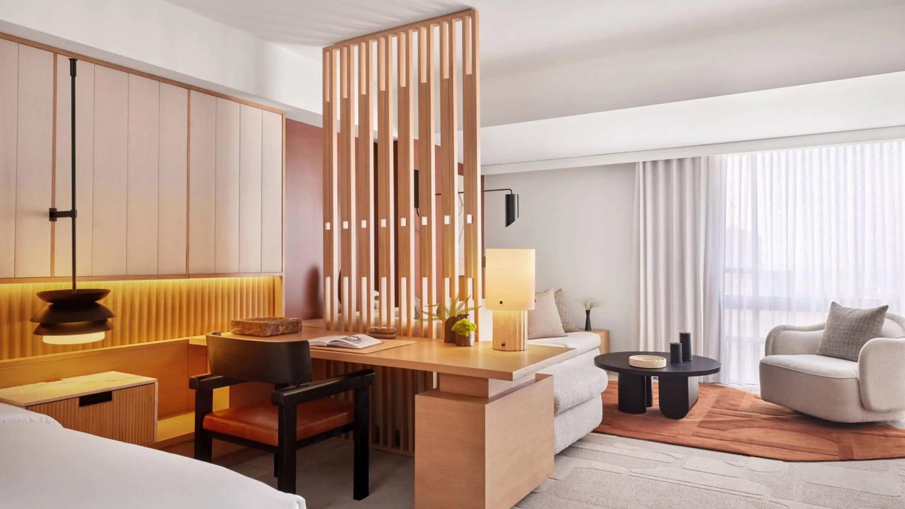 Living room, Bed in The Jay, Autograph Collection