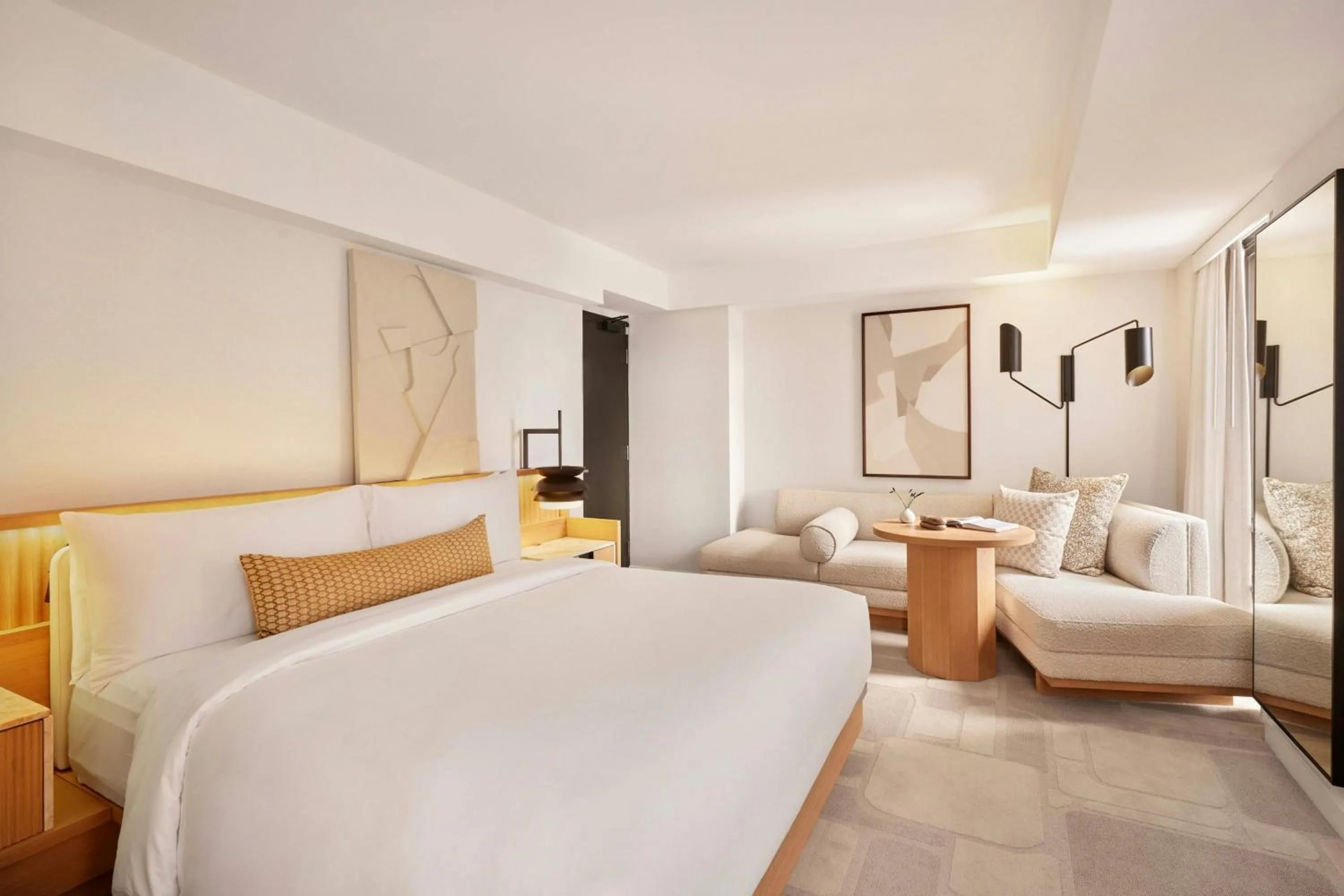 Photo of the whole room, Bed in The Jay, Autograph Collection