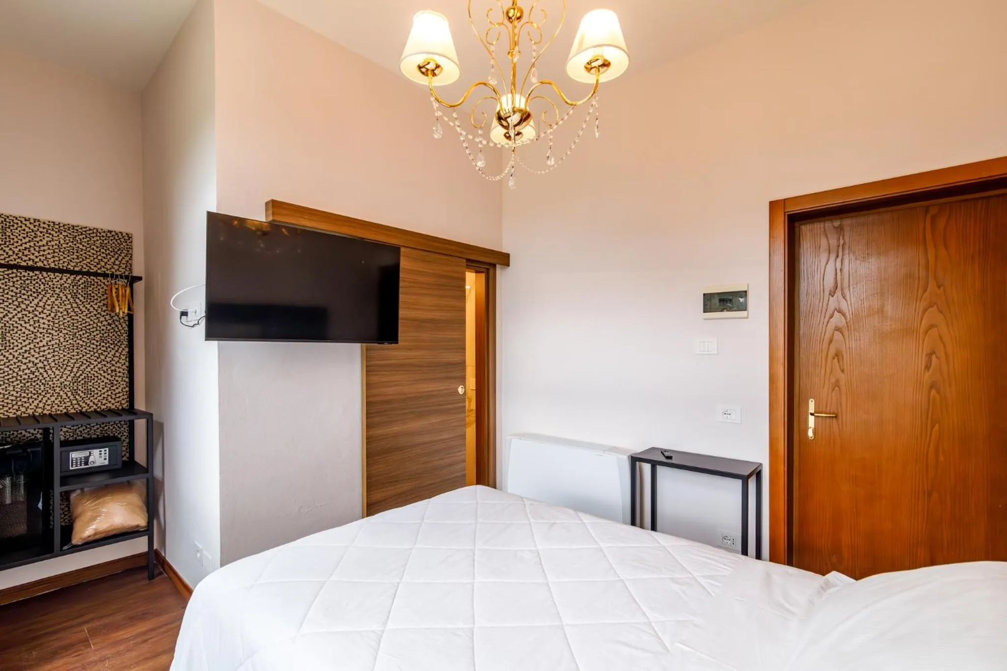 Bed in Villa Lecchi Hotel Wellness