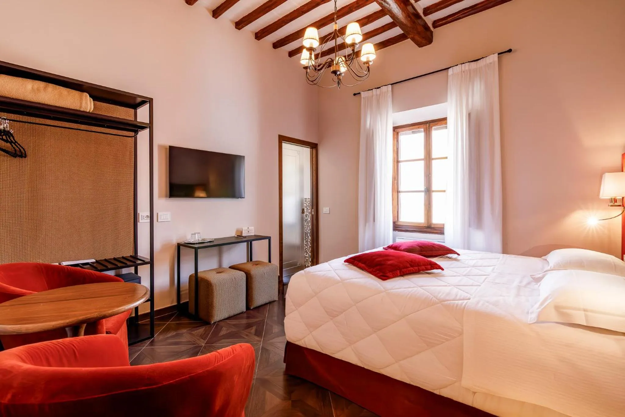 Bed in Villa Lecchi Hotel Wellness