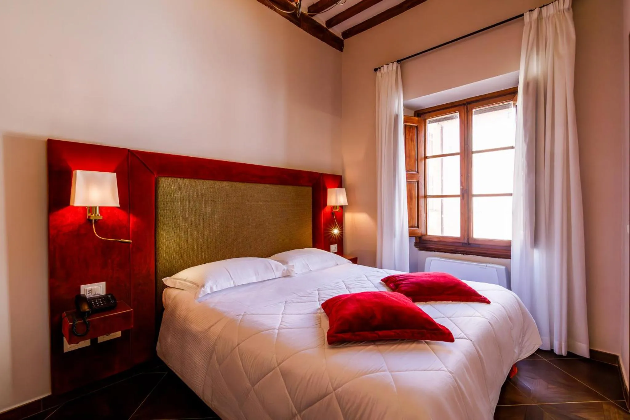 Bed in Villa Lecchi Hotel Wellness