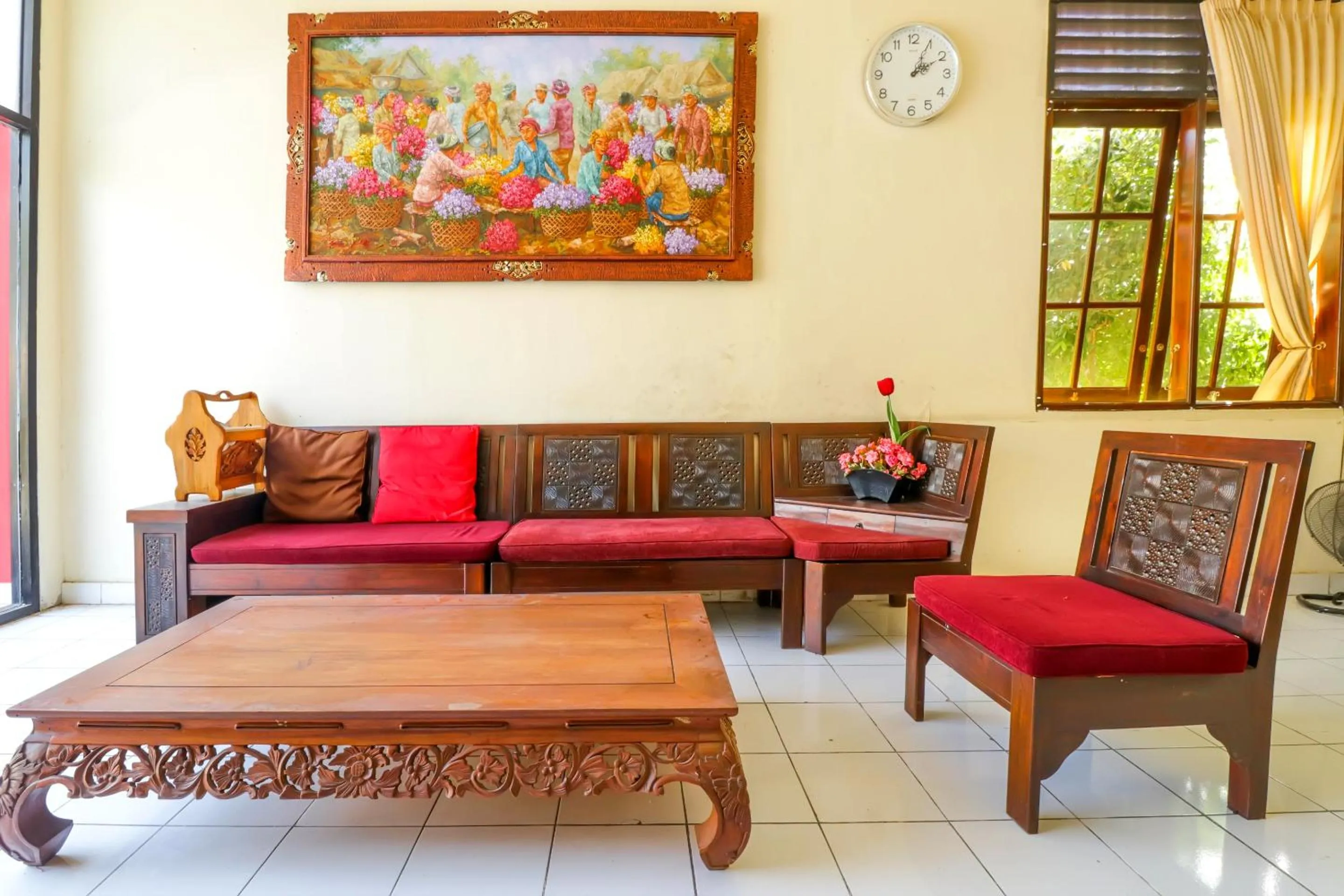 Lobby or reception, Seating Area in OYO 1684 Marina Suite Apartment Bali
