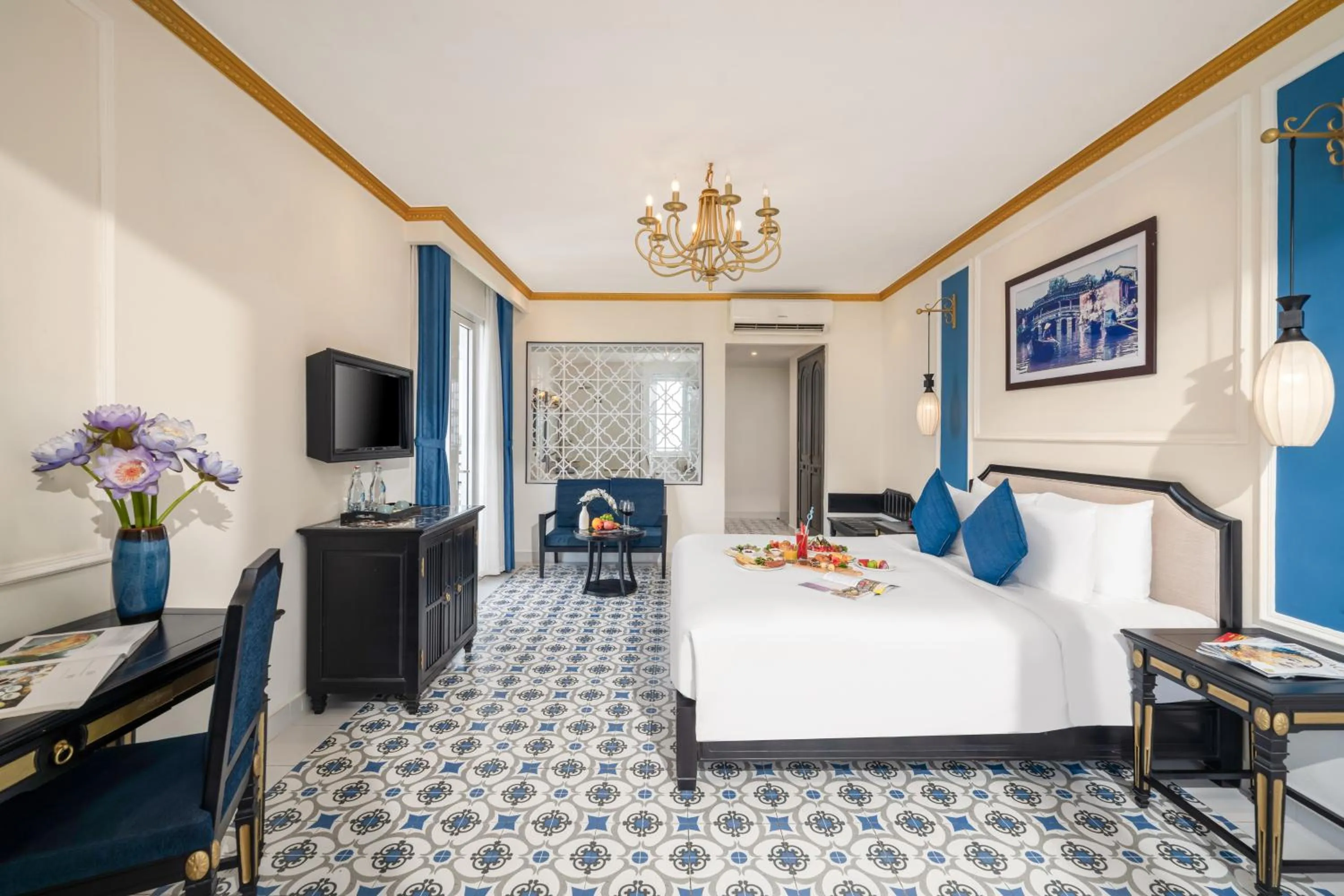 Bed in Hoi An Blue Sky Boutique Hotel & Spa