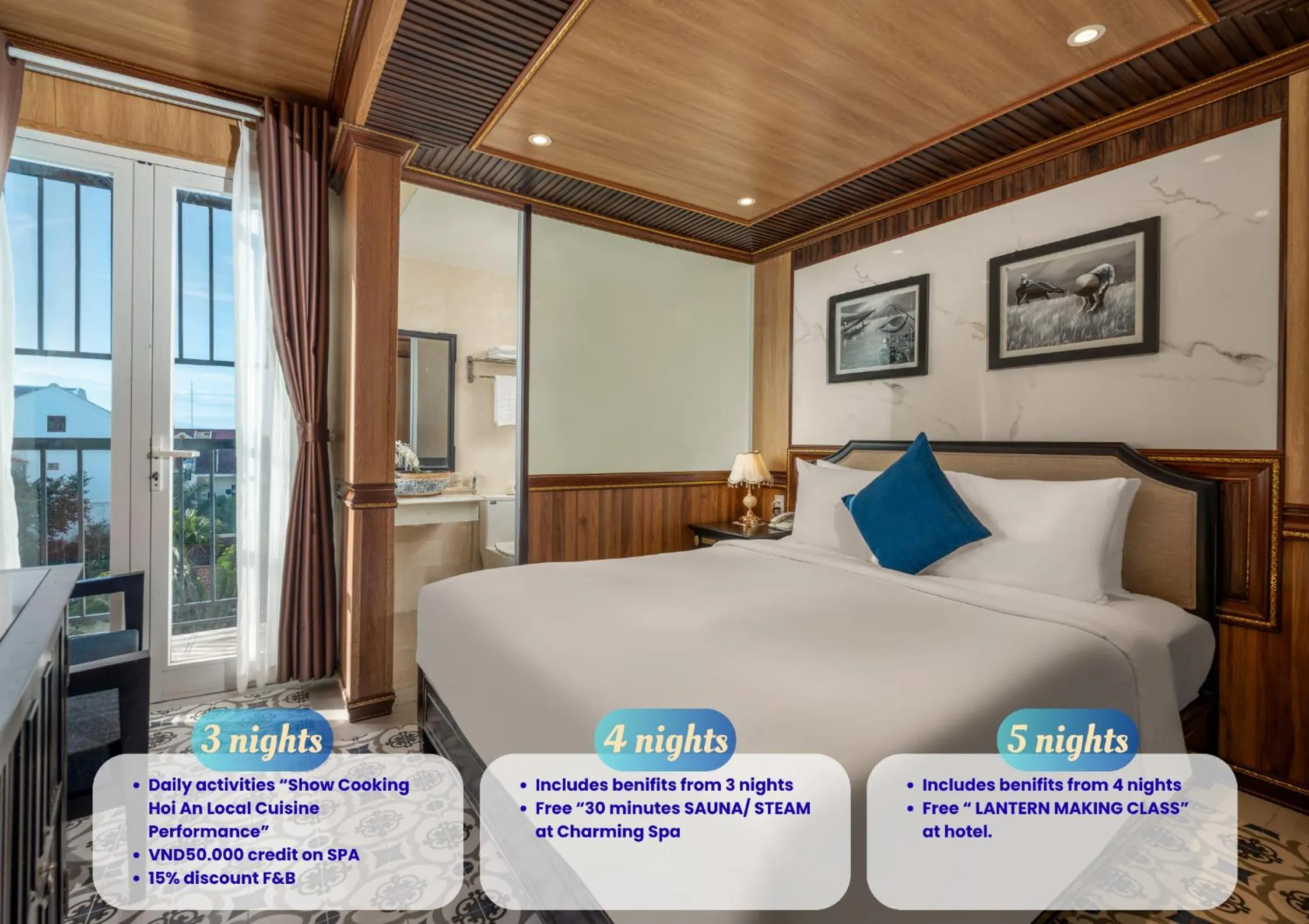 Bedroom, Bed in Hoi An Blue Sky Boutique Hotel & Spa