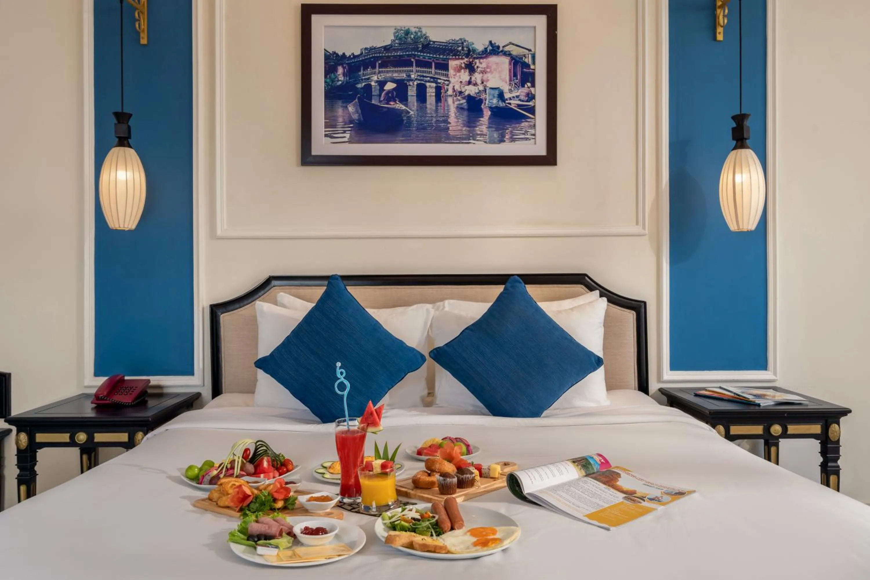 Food and drinks, Bed in Hoi An Blue Sky Boutique Hotel & Spa