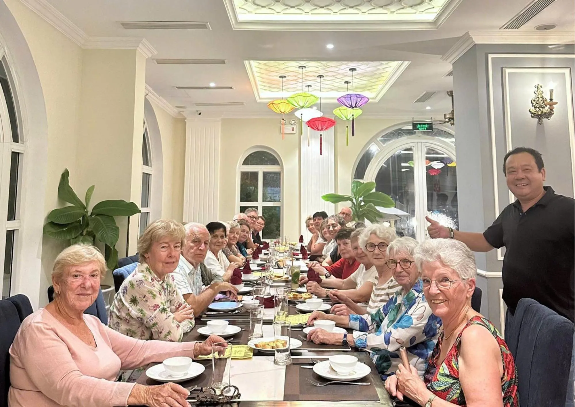group of guests in Hoi An Blue Sky Boutique Hotel & Spa