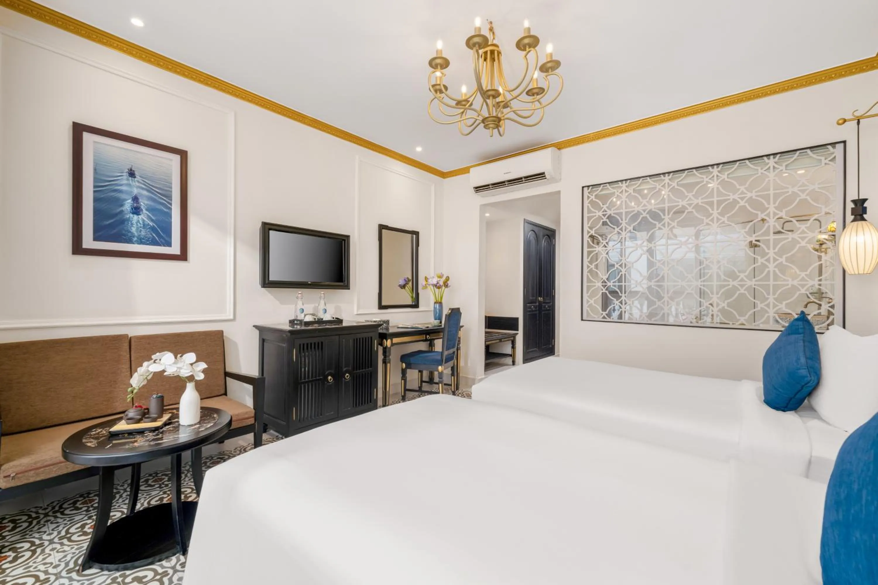 Bed in Hoi An Blue Sky Boutique Hotel & Spa