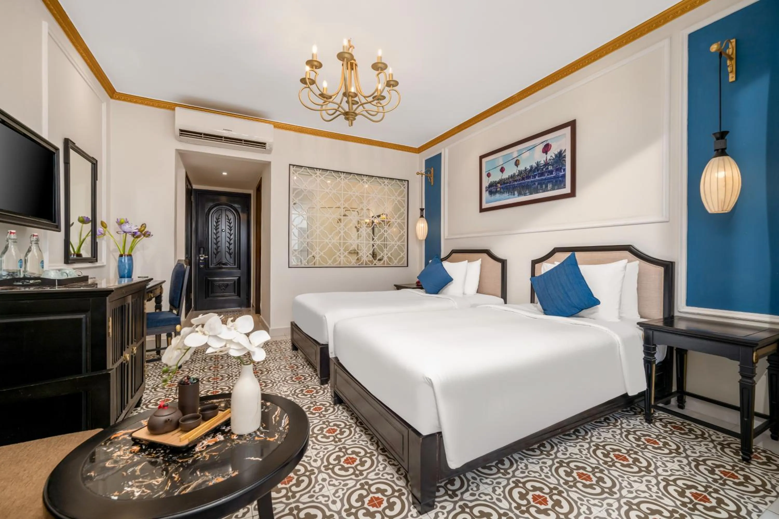 Bed in Hoi An Blue Sky Boutique Hotel & Spa