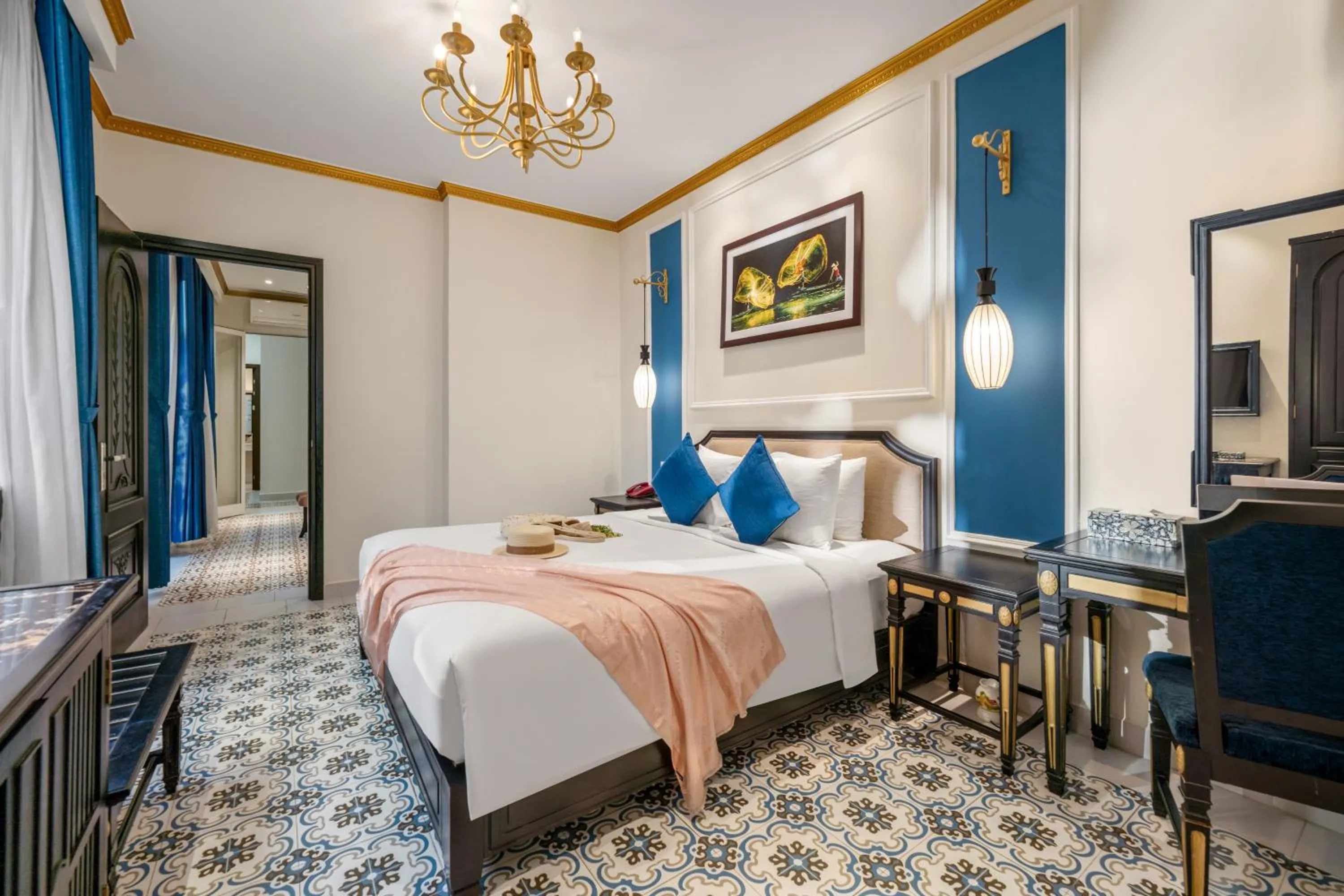 Bed in Hoi An Blue Sky Boutique Hotel & Spa