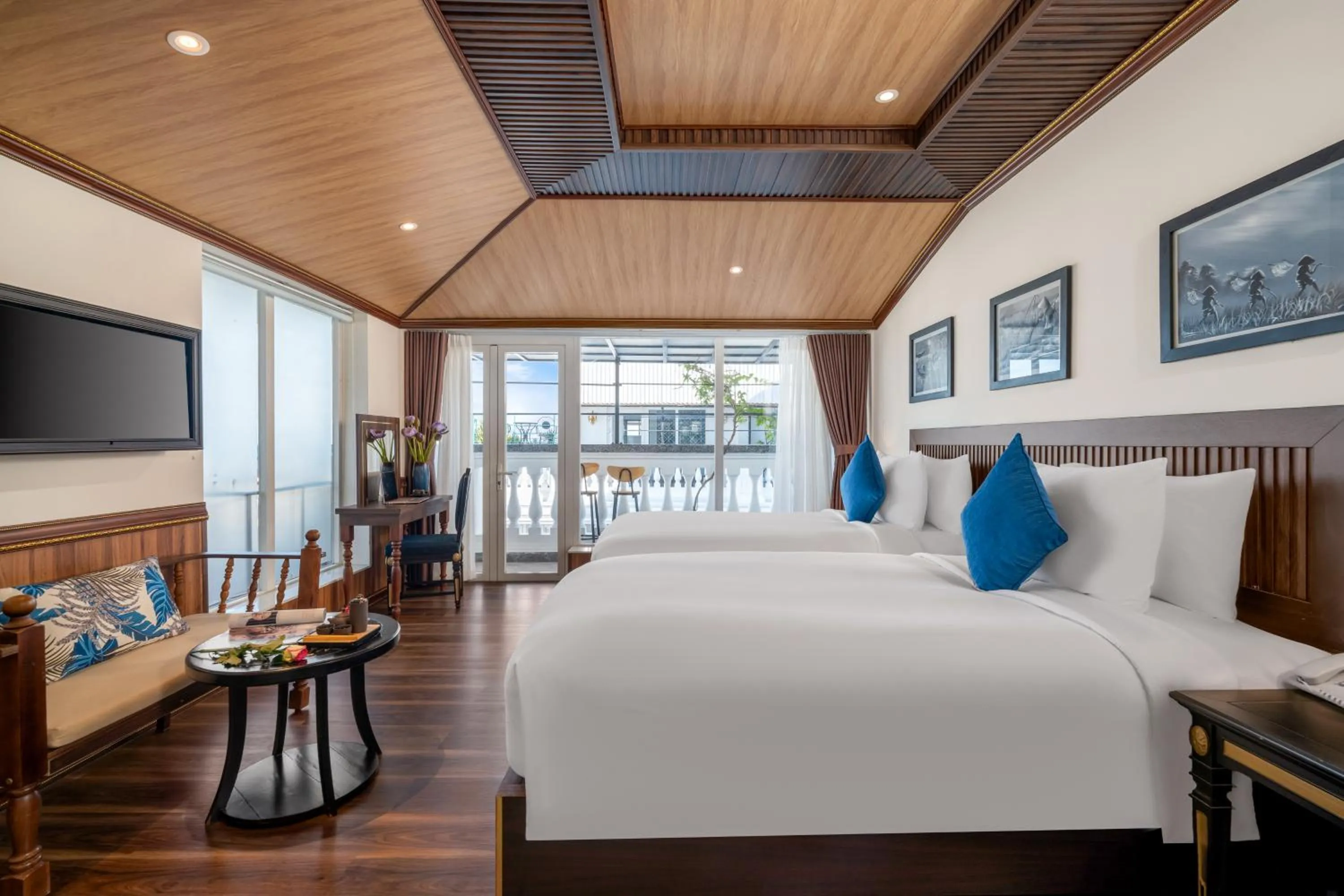 Bed in Hoi An Blue Sky Boutique Hotel & Spa