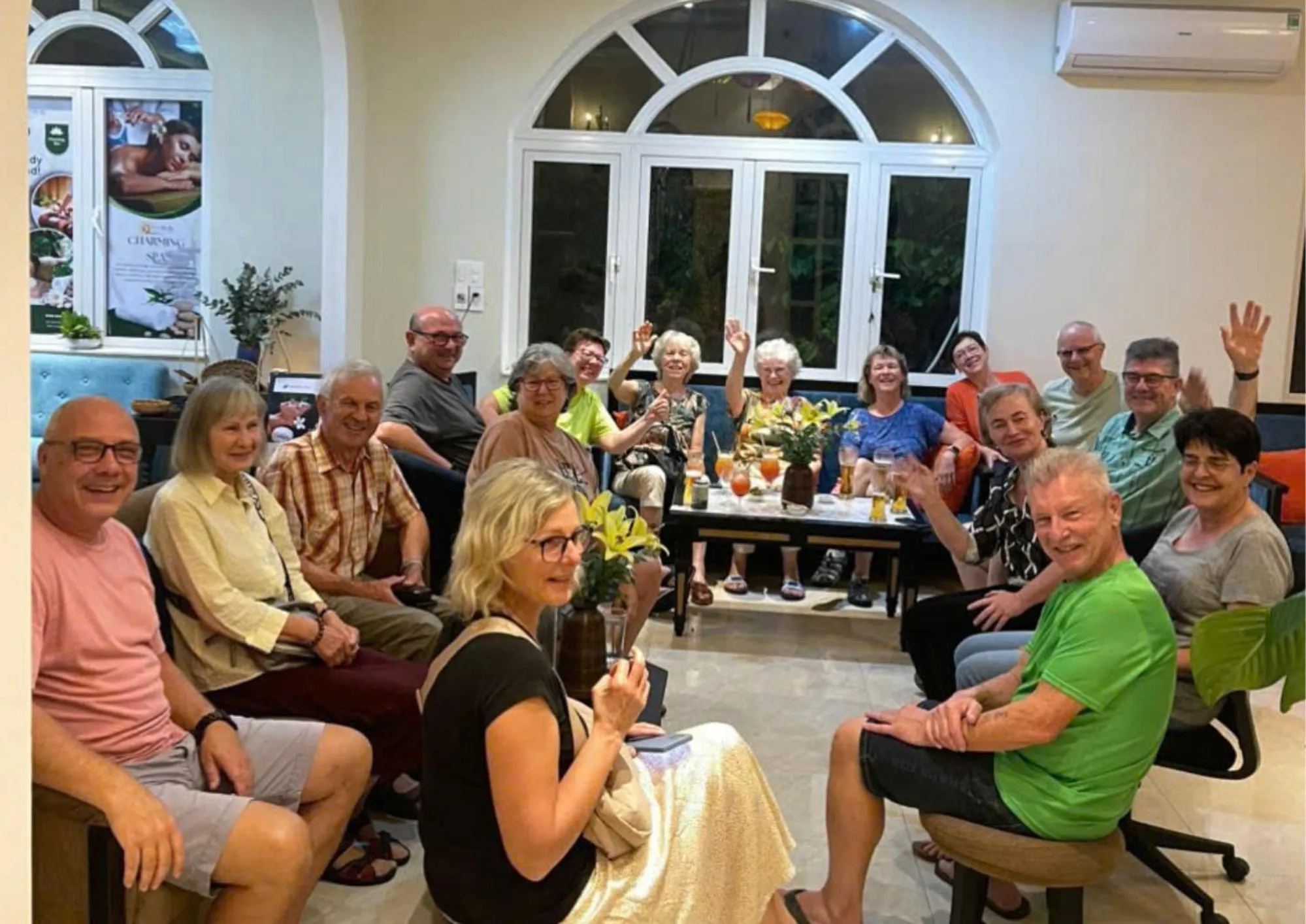 group of guests in Hoi An Blue Sky Boutique Hotel & Spa