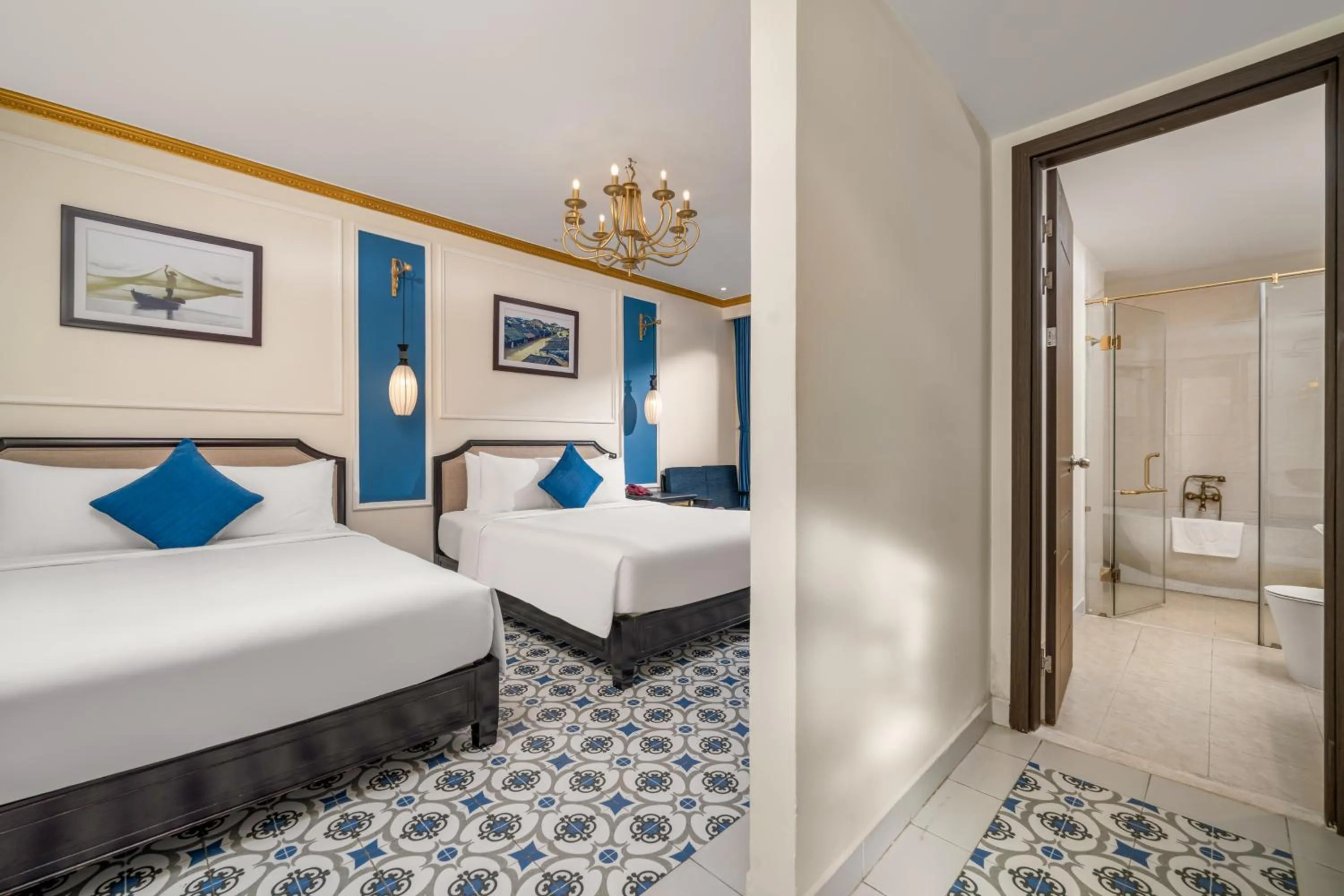 Bed in Hoi An Blue Sky Boutique Hotel & Spa