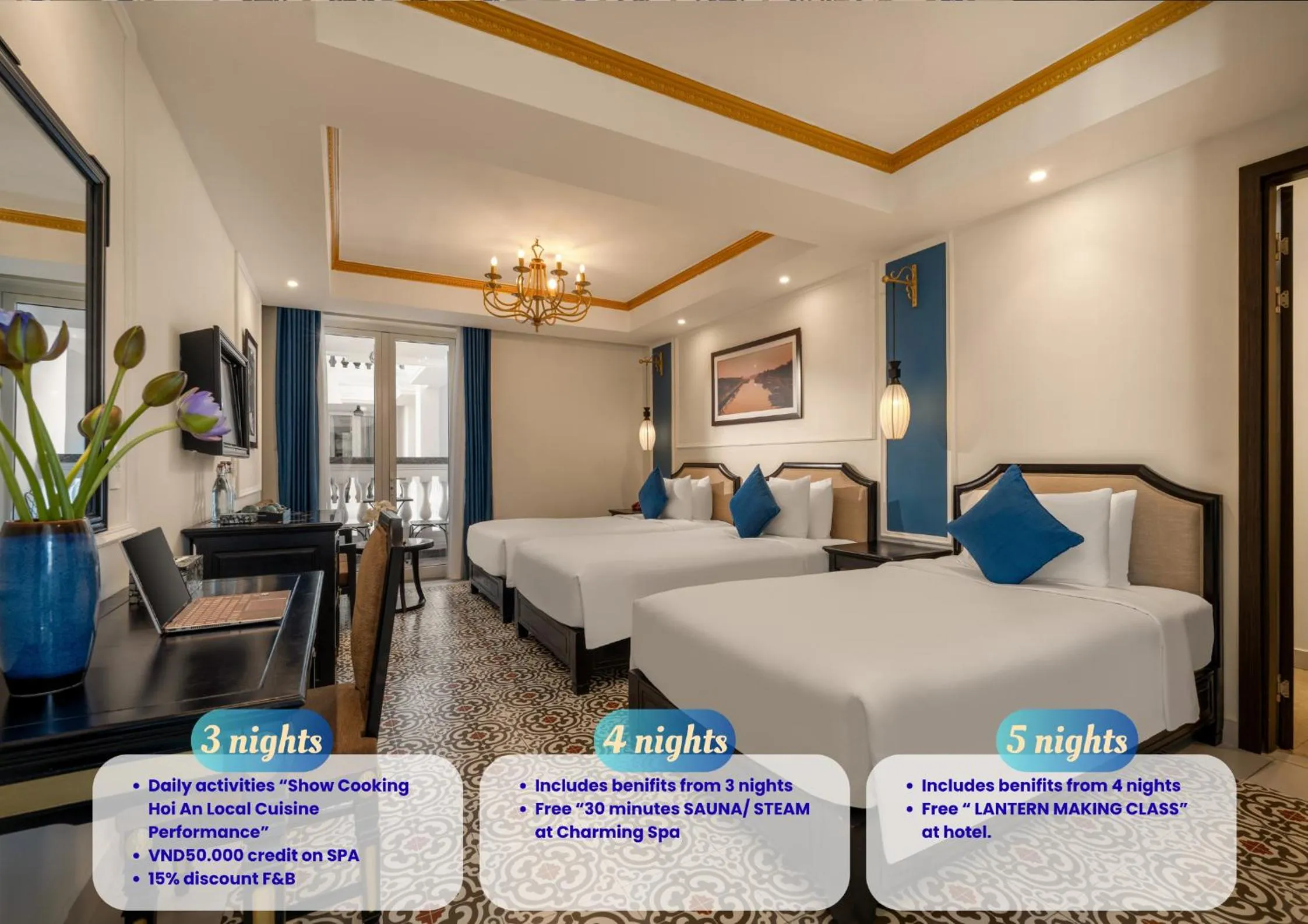 Bedroom, Bed in Hoi An Blue Sky Boutique Hotel & Spa