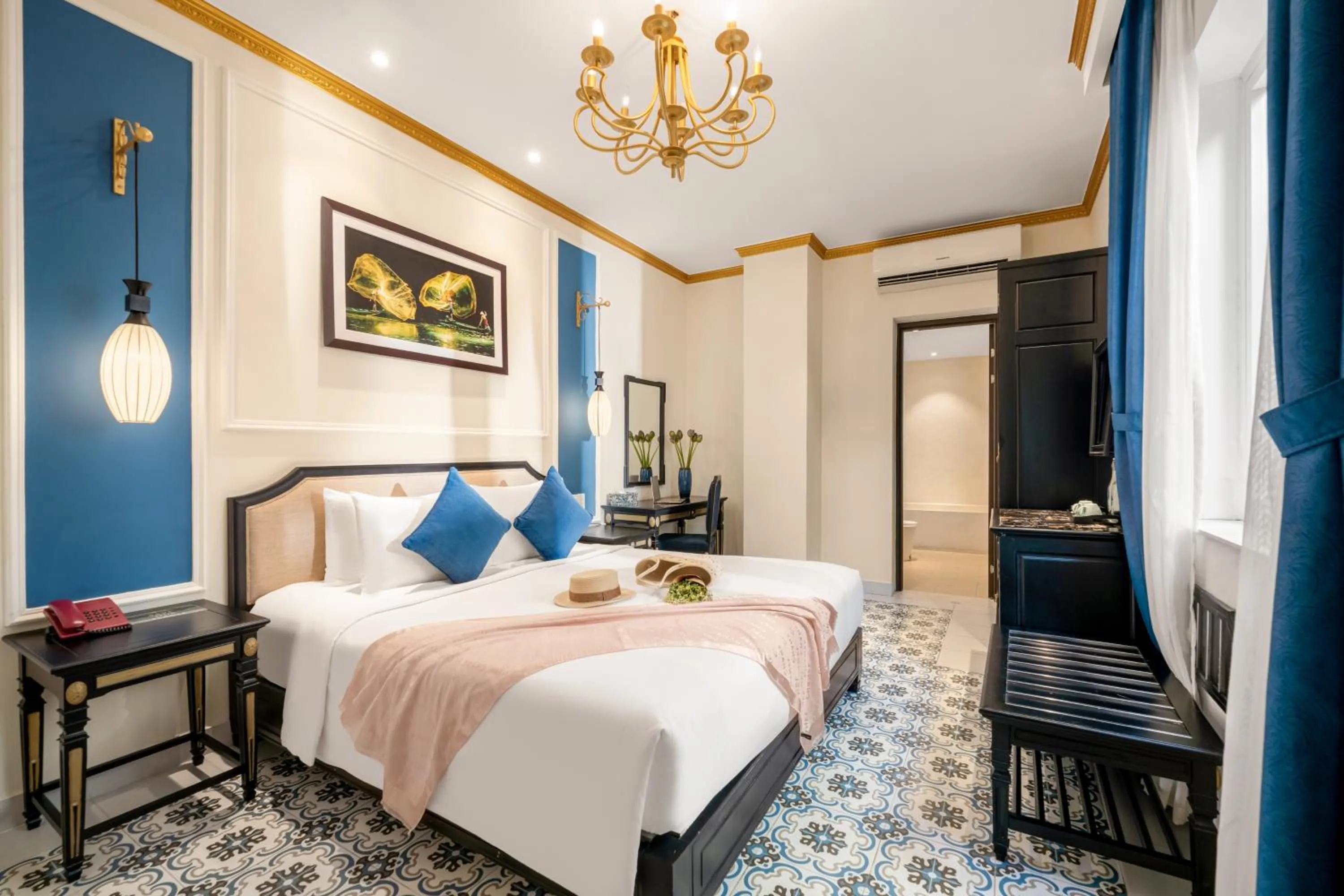 Bed in Hoi An Blue Sky Boutique Hotel & Spa