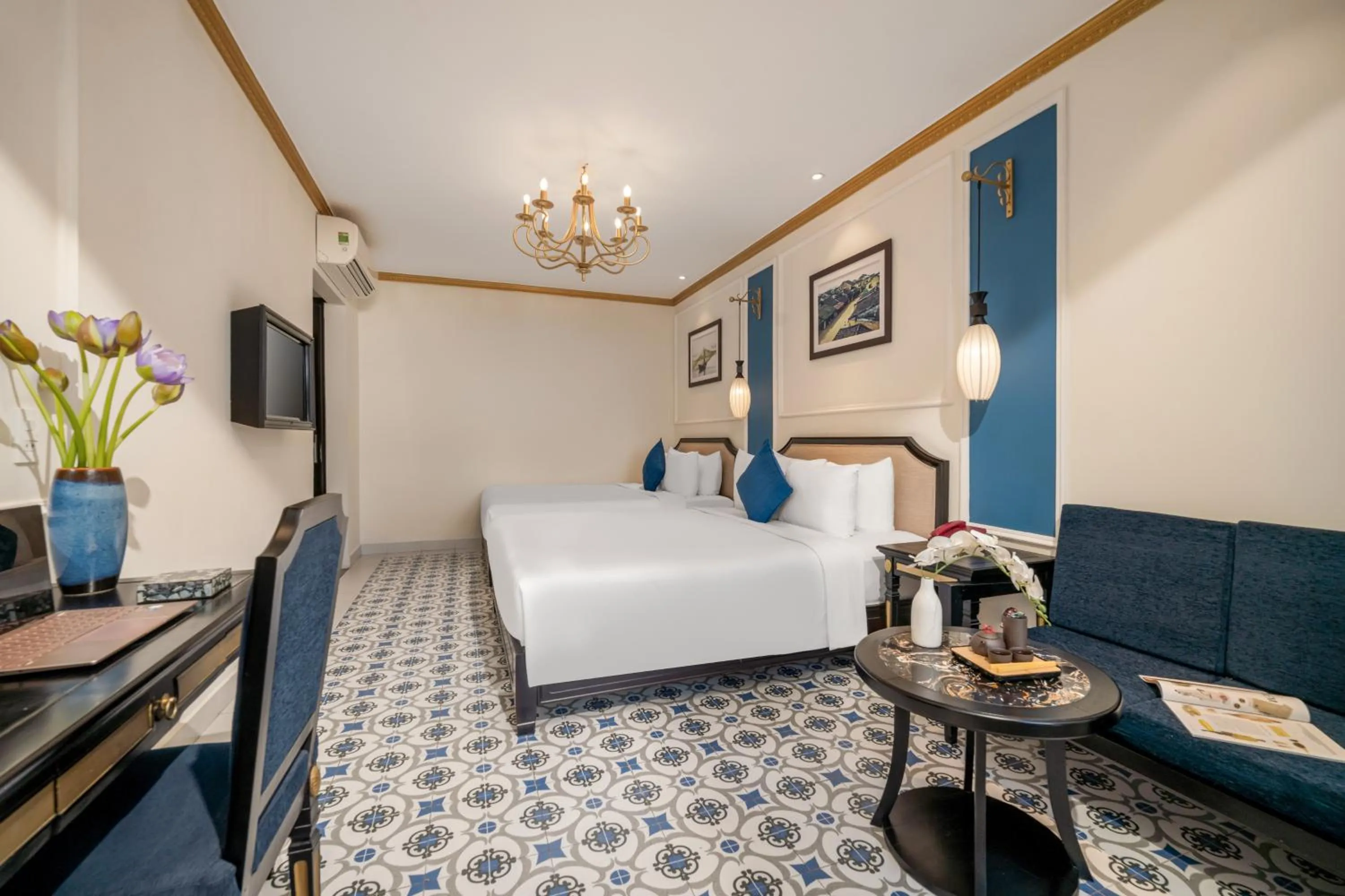 Bed in Hoi An Blue Sky Boutique Hotel & Spa