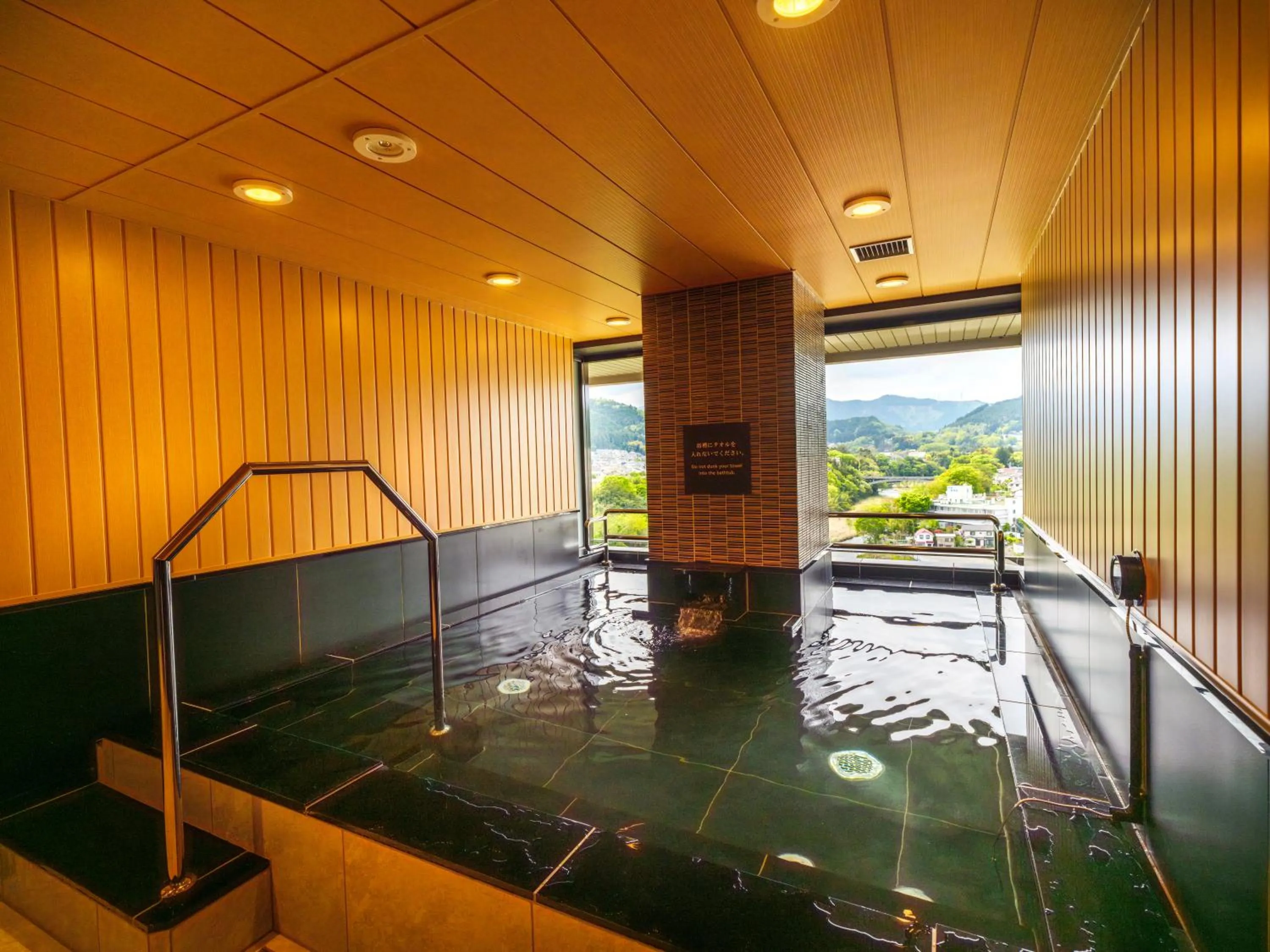 Open Air Bath in KAMENOI HOTEL Ome