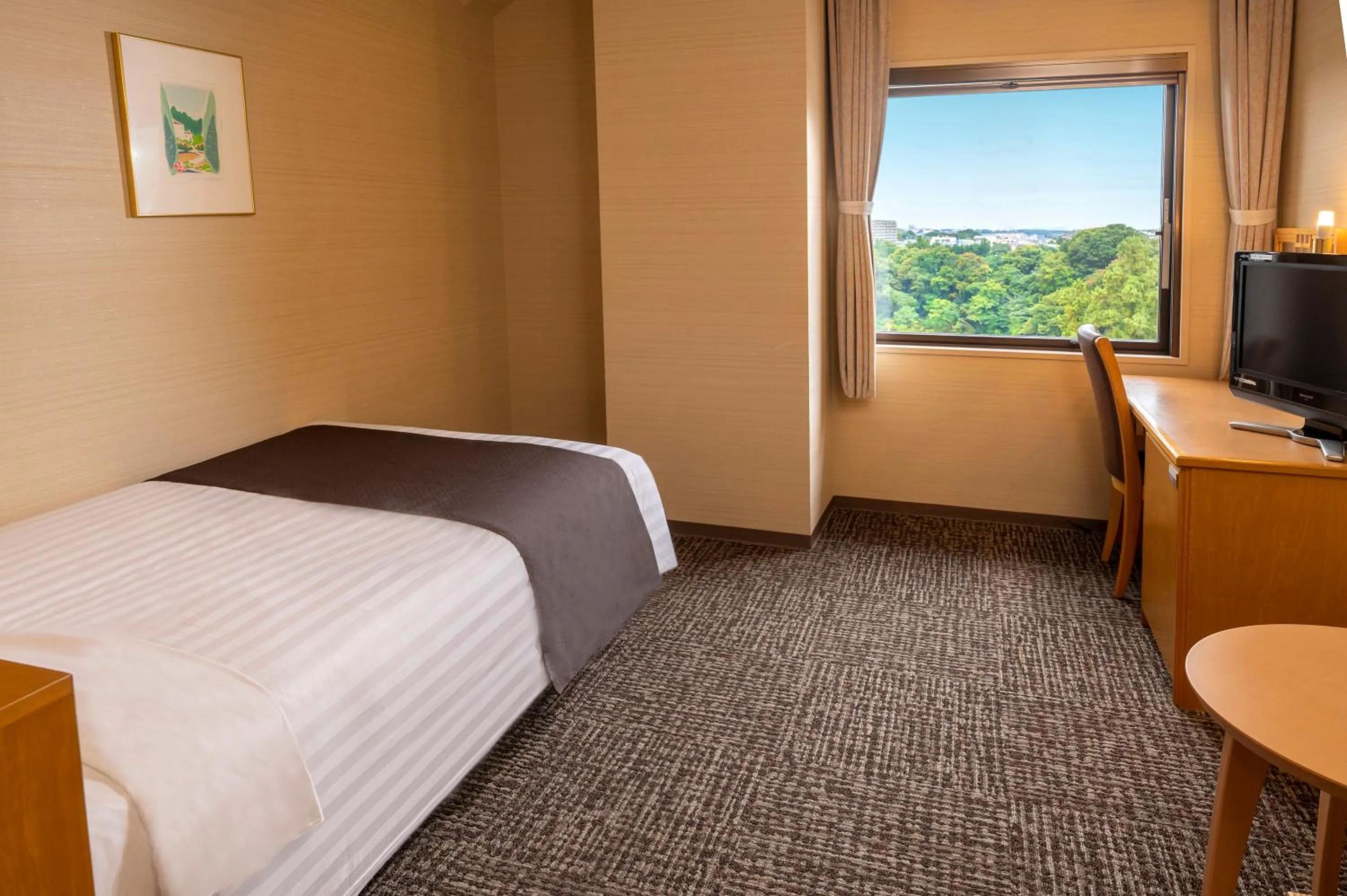 Photo of the whole room, Bed in KAMENOI HOTEL Ome