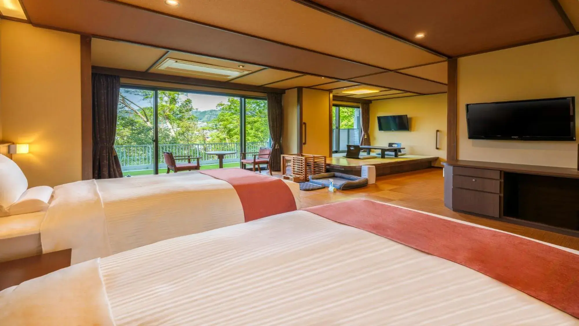 Pet Room Accessible Deluxe Suite with Garden and Blow Bath - Non-Smoking in KAMENOI HOTEL Ome Pet Room Accessible Deluxe Suite with Garden and Blow Bath - Non-Smoking in KAMENOI HOTEL Ome