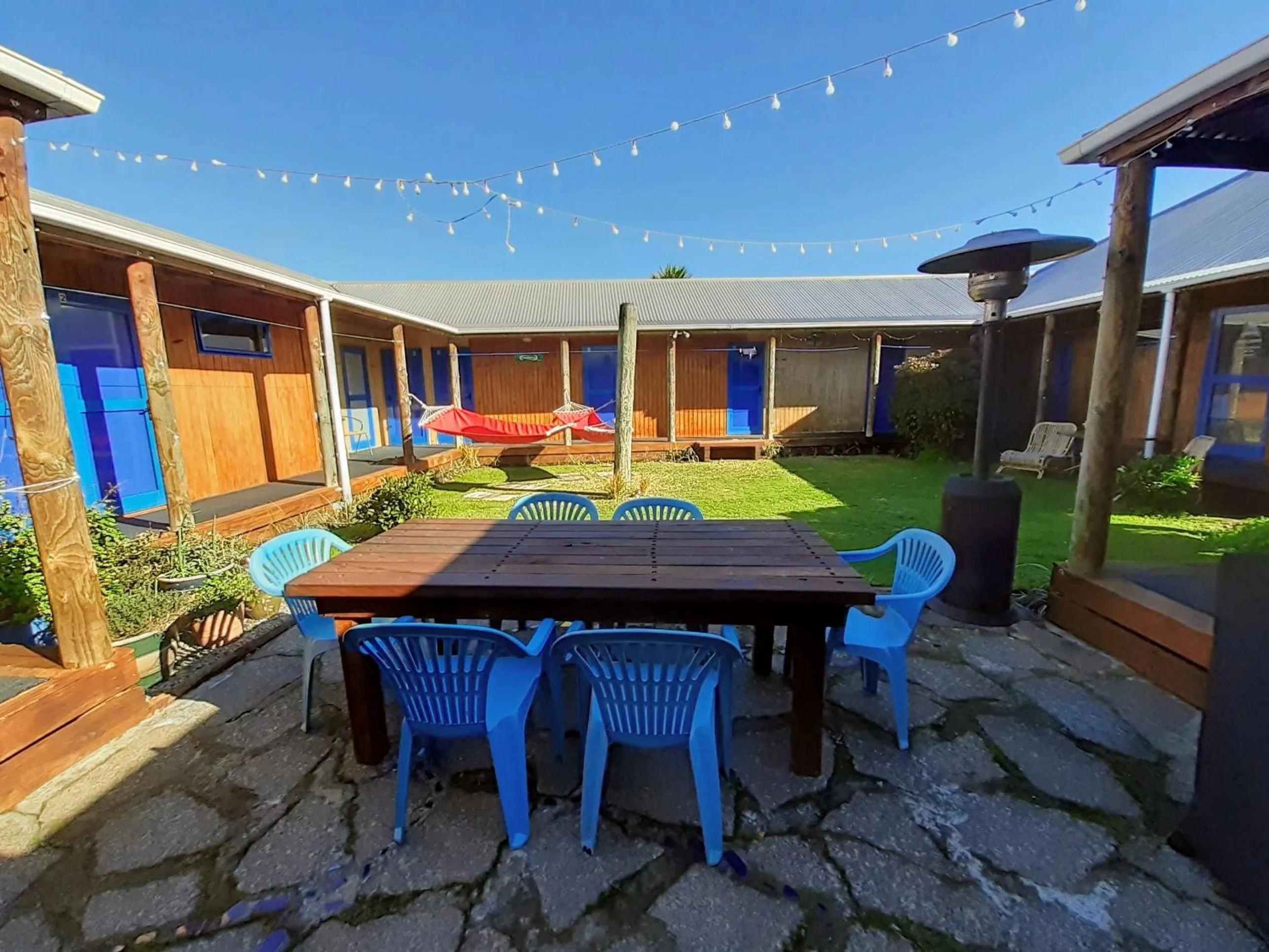 Patio in Tongariro River Retreat