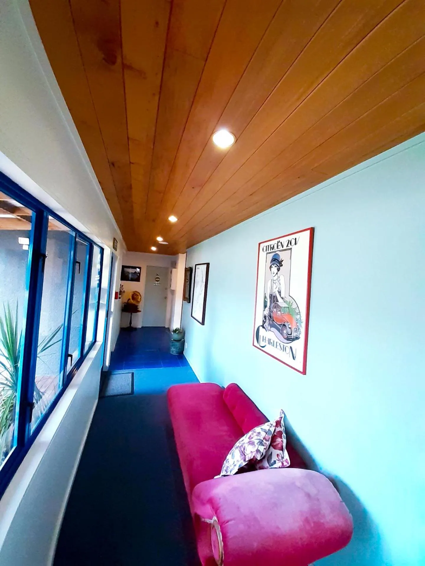 Lobby or reception in Tongariro River Retreat