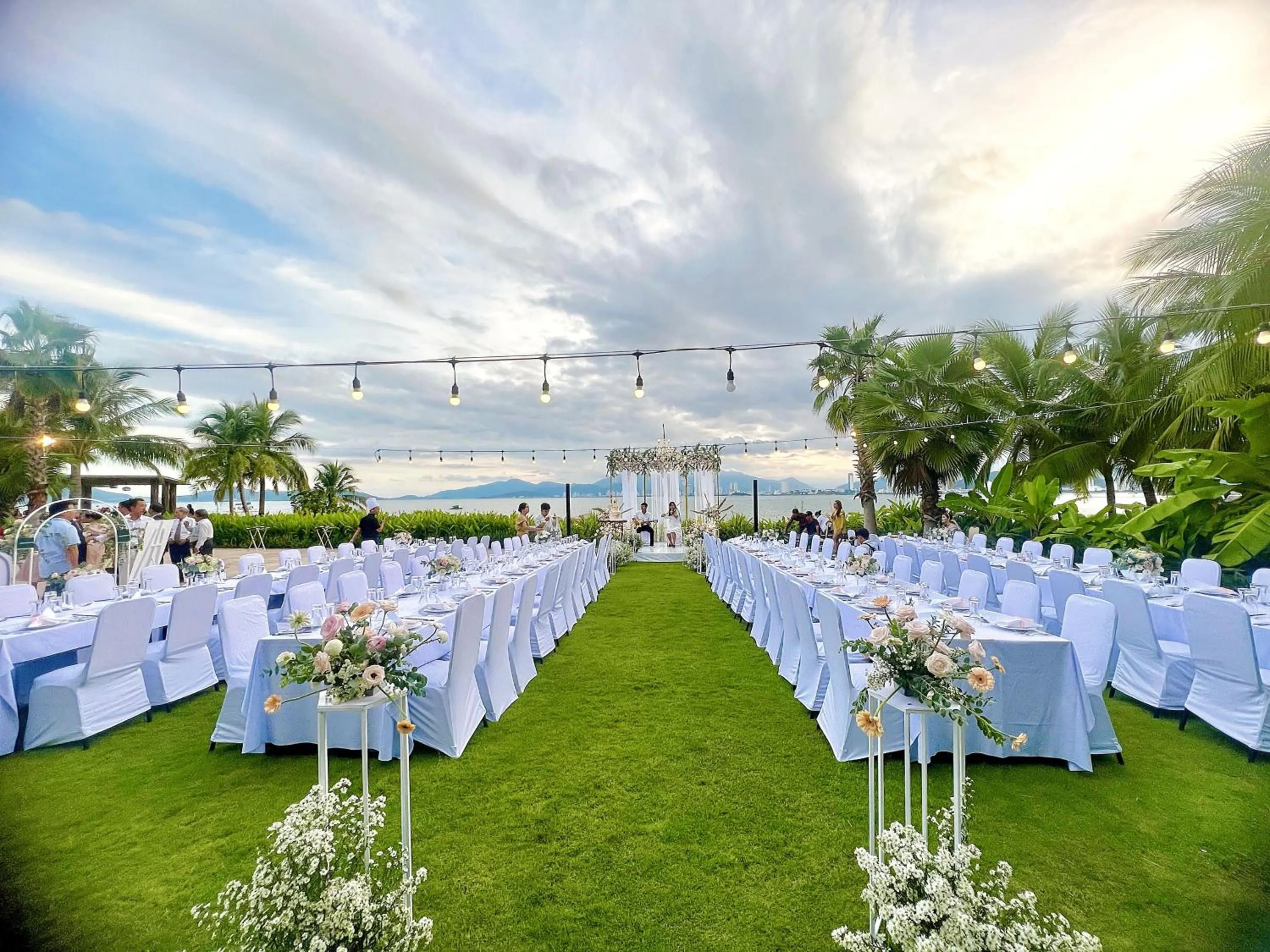 Balcony/Terrace in Alibu Resort Nha Trang