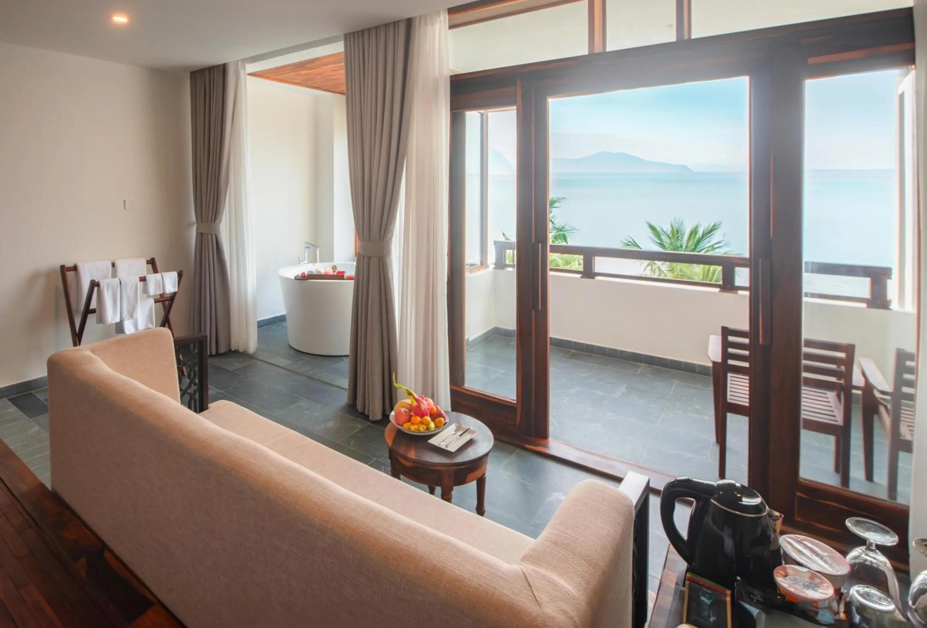 Seating area in Alibu Resort Nha Trang