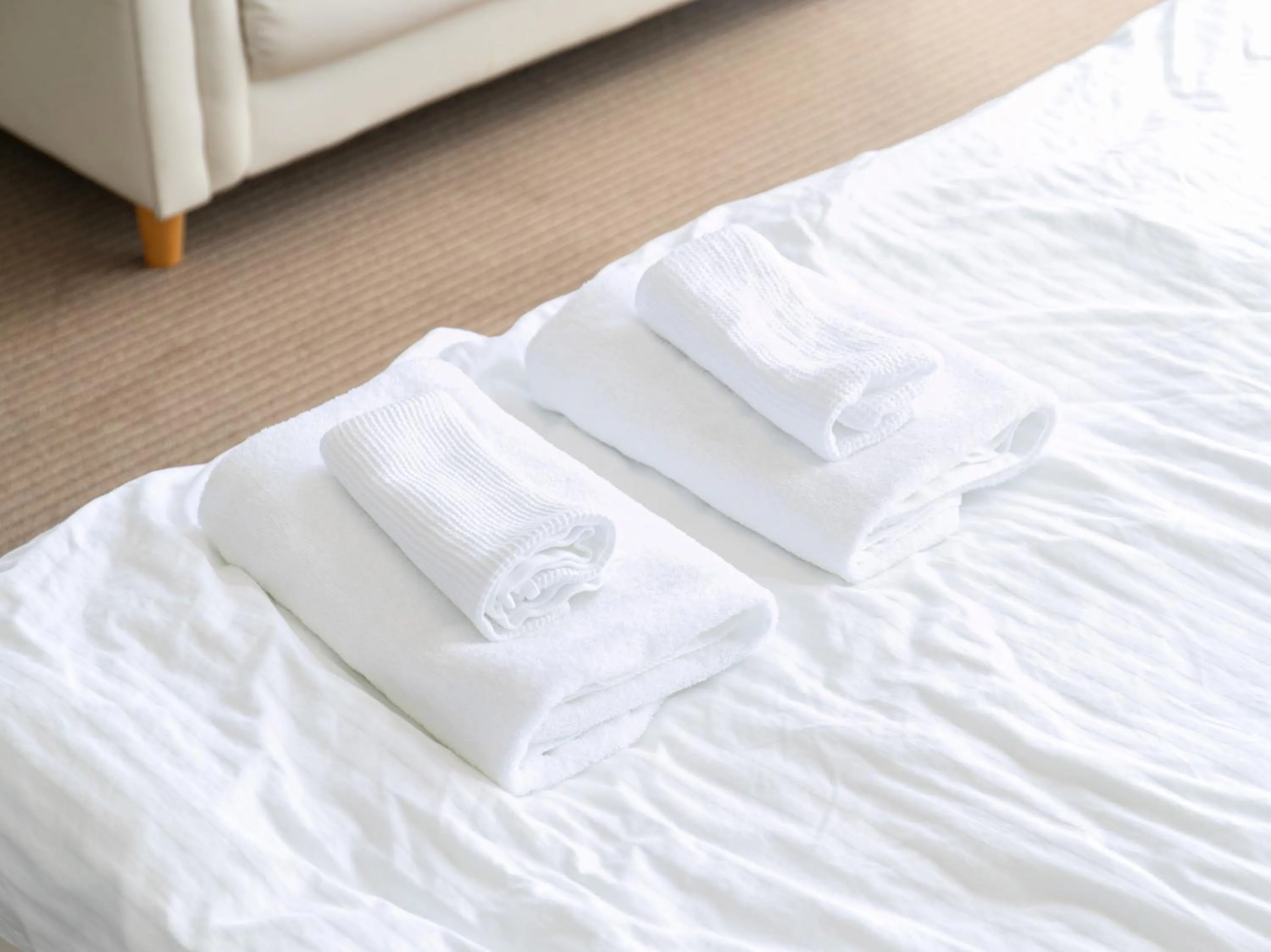 Photo of the whole room, Bed in Tabist New World Hotel Kagoshima Kanoya