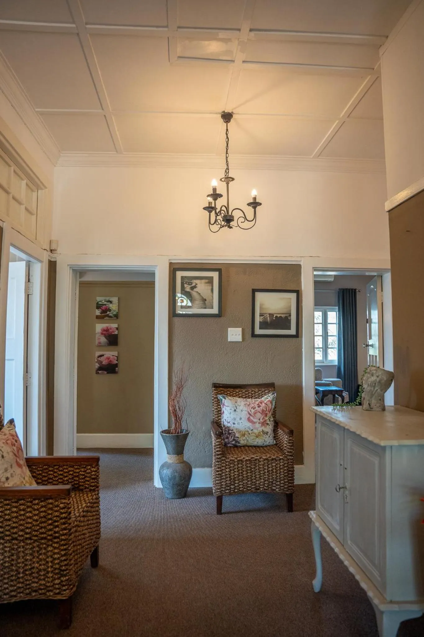 Seating area in Palm Tree Manor