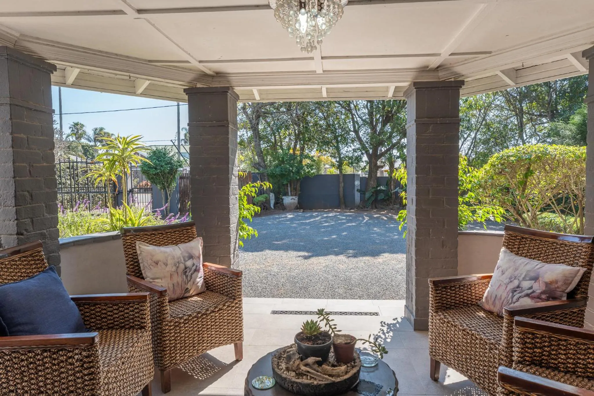Patio in Palm Tree Manor