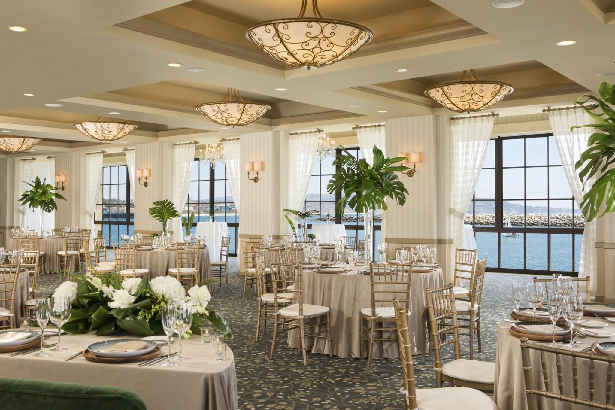 Banquet/Function facilities in The Portofino Hotel & Marina, a Noble House Hotel