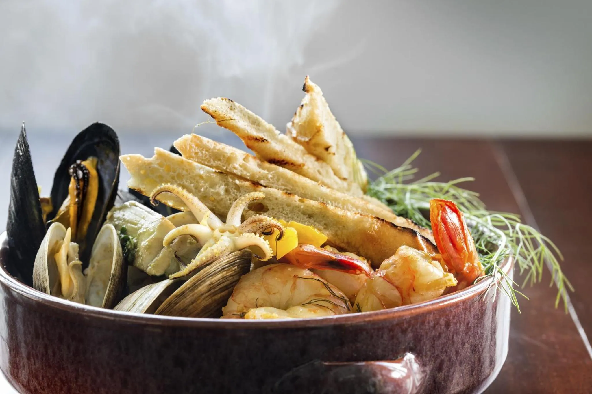 Food close-up in The Portofino Hotel & Marina, a Noble House Hotel