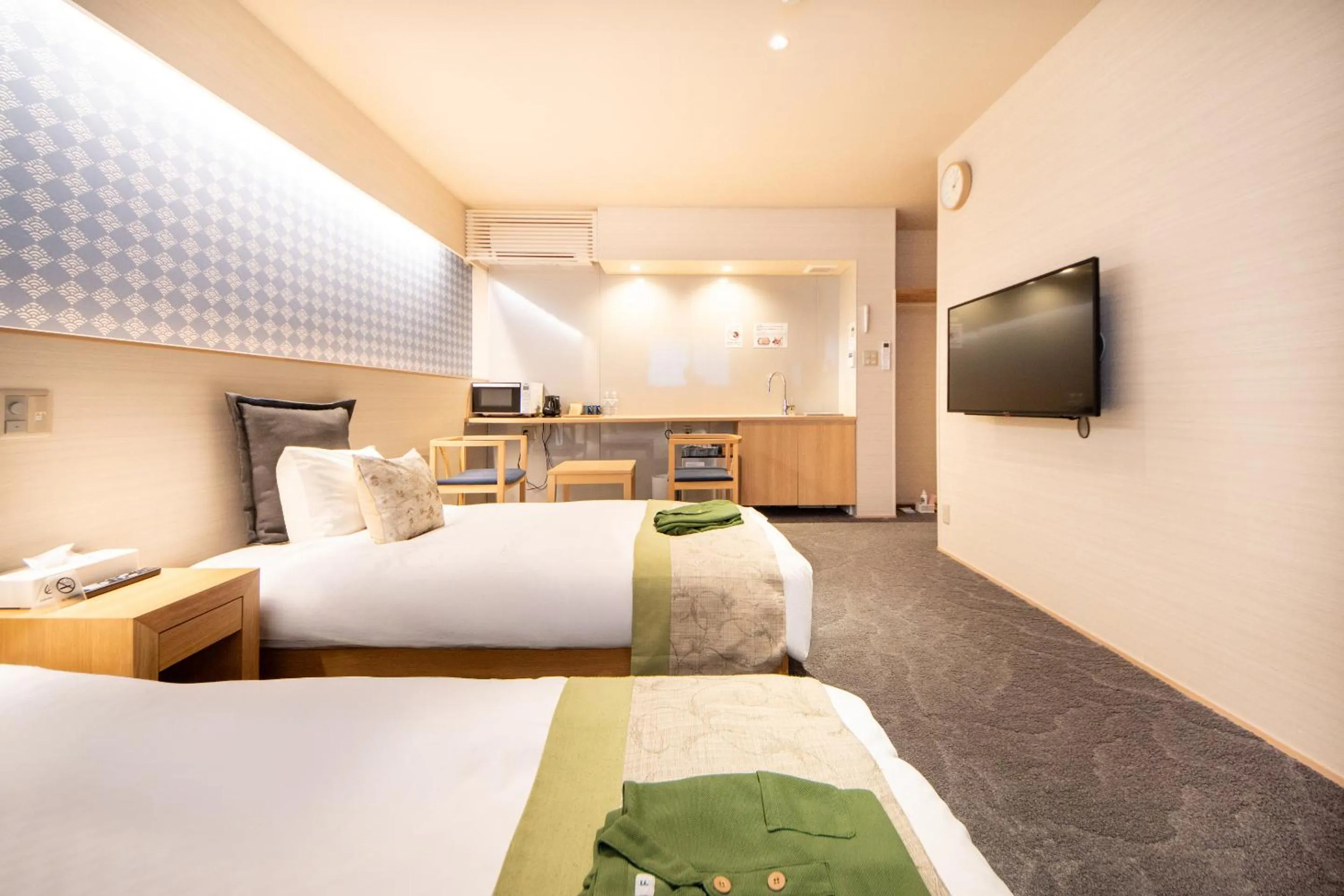 Bed in Hotel Naranohamori