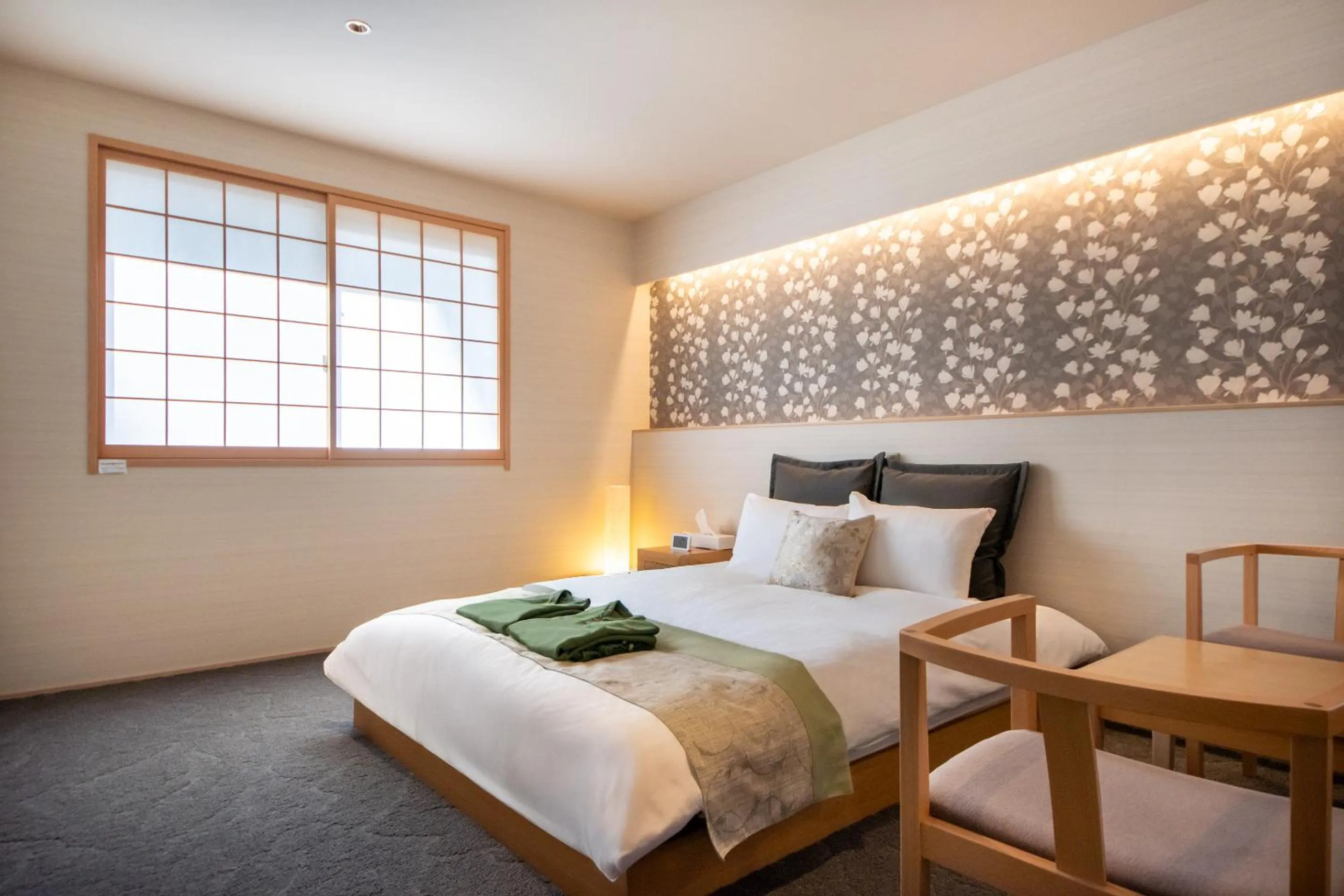 Bed in Hotel Naranohamori