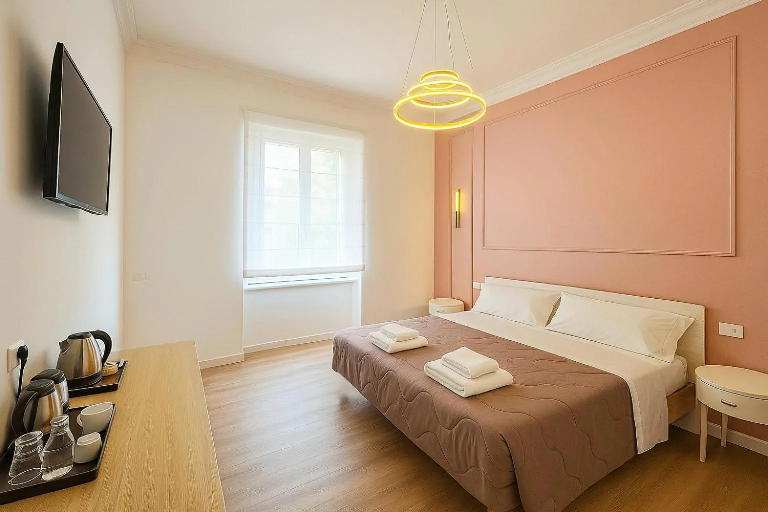 Photo of the whole room, Bed in B&B Aurelia Garden Rooms