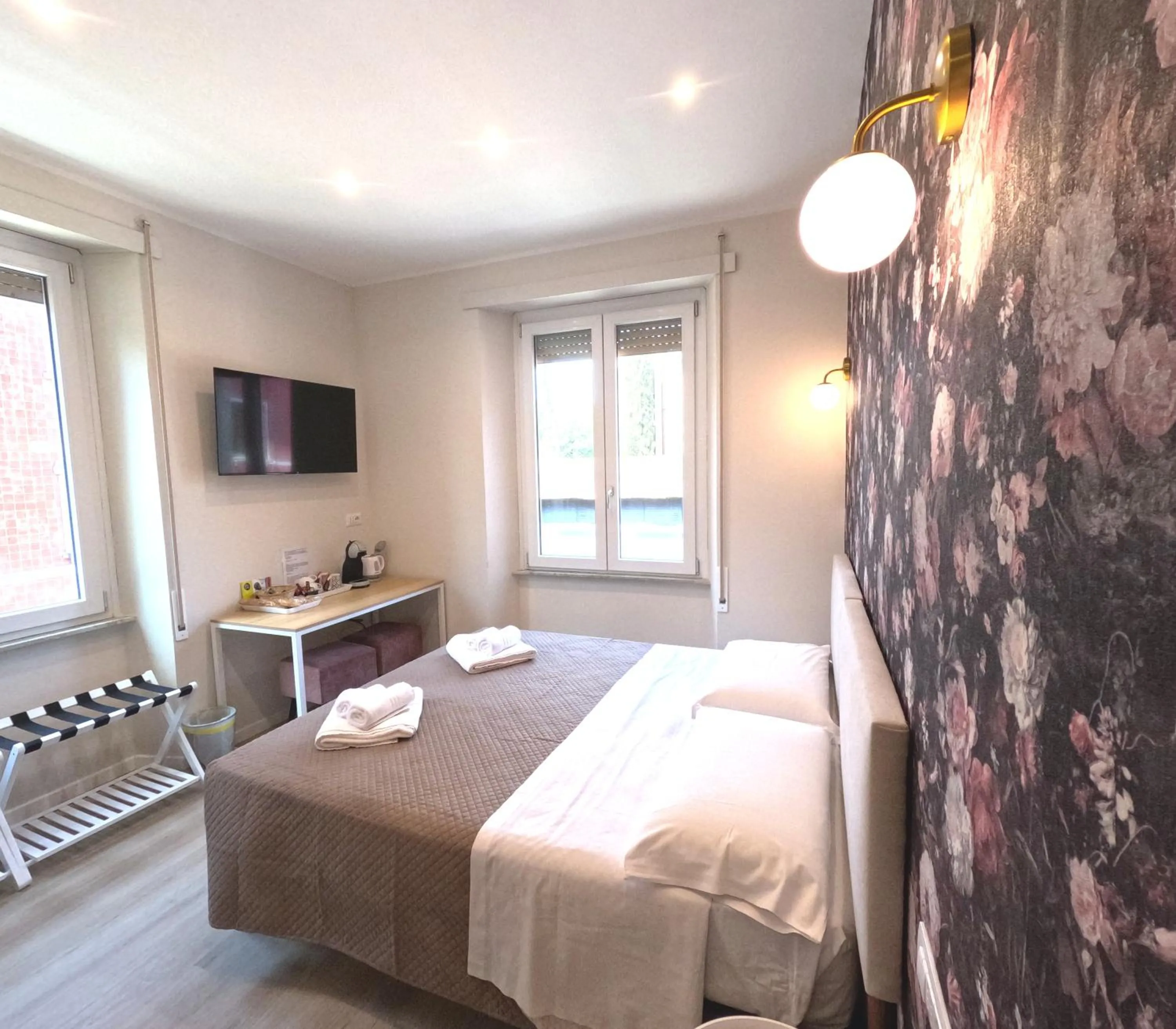 Bedroom, Bed in B&B Aurelia Garden Rooms