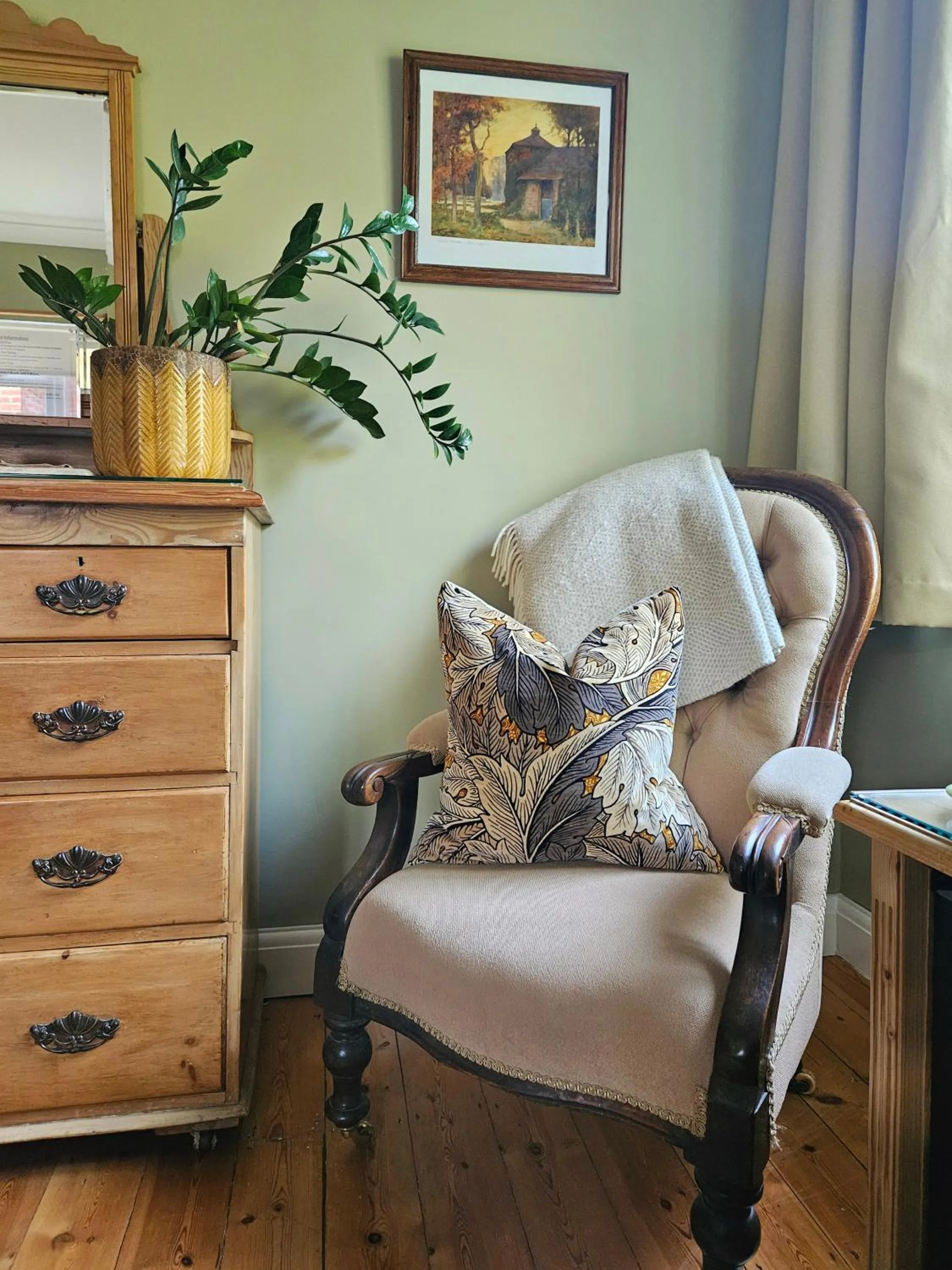 Seating area in The Old School B&B