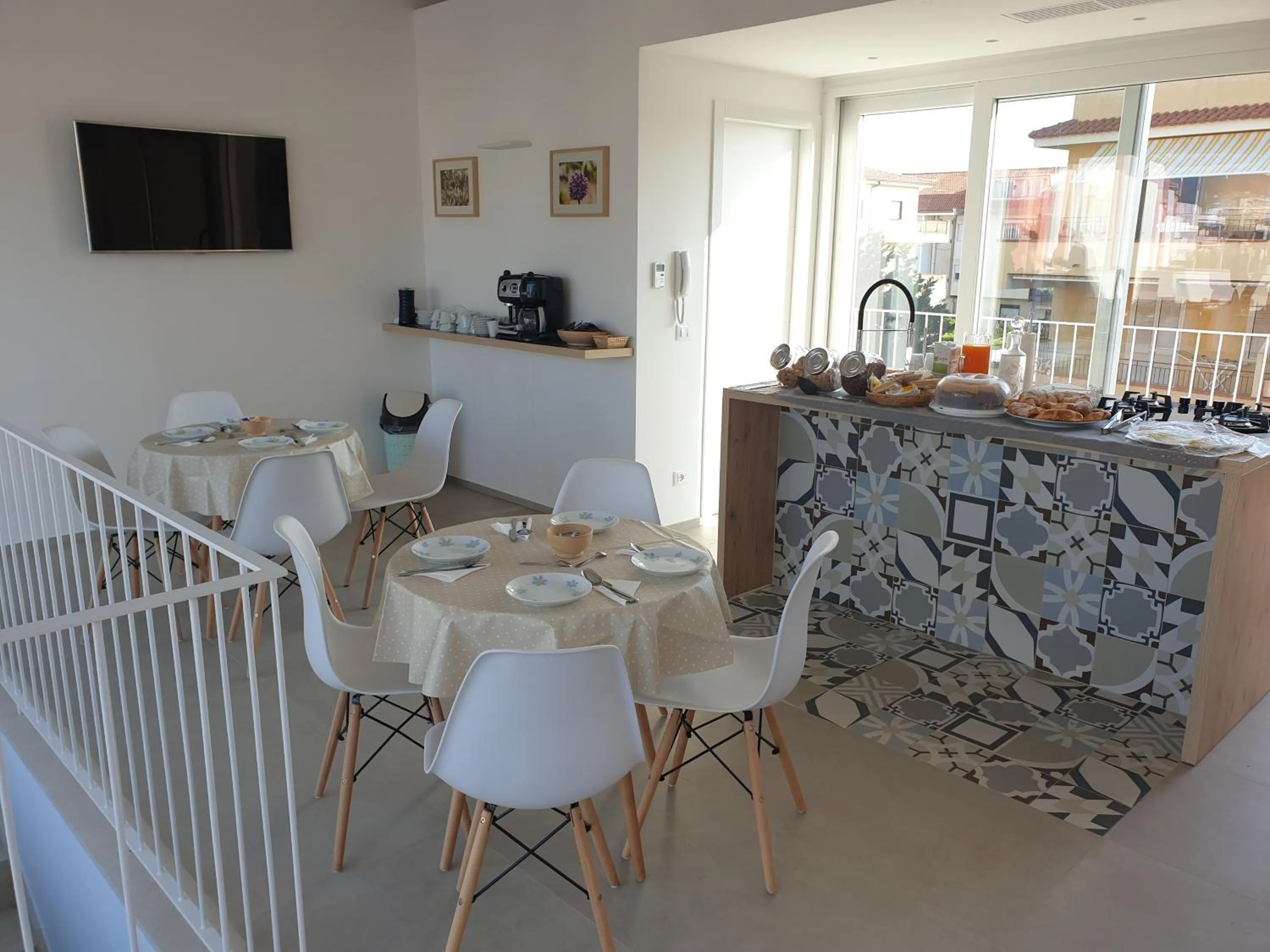 Communal kitchen in B&B Torreforte