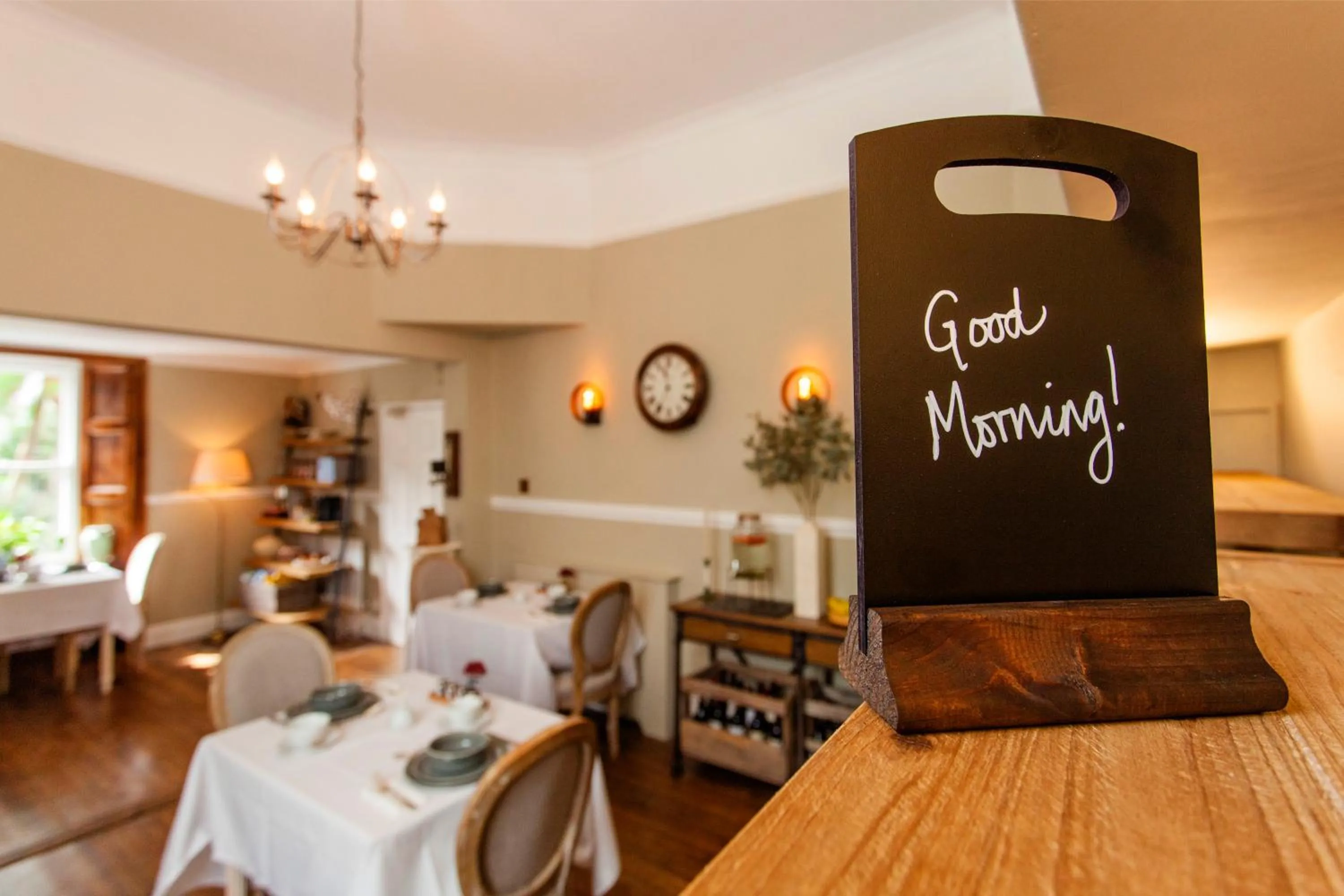Dining area in The Summer House
