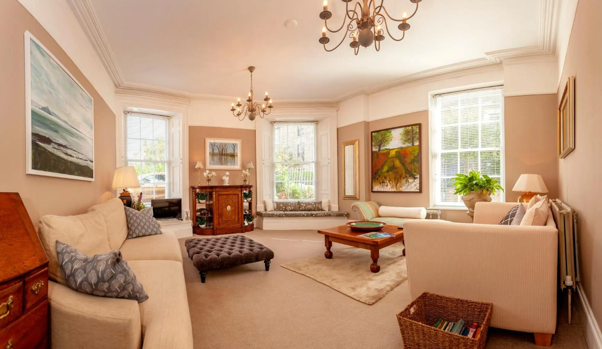 Living room in The Summer House