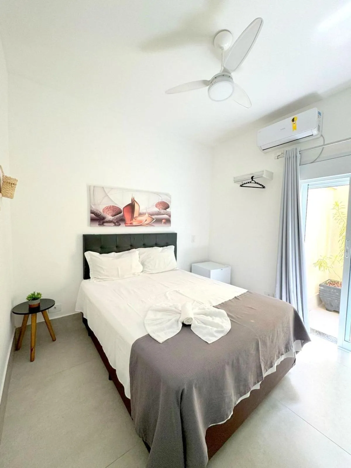 Bed in Pousada Village Cozumel