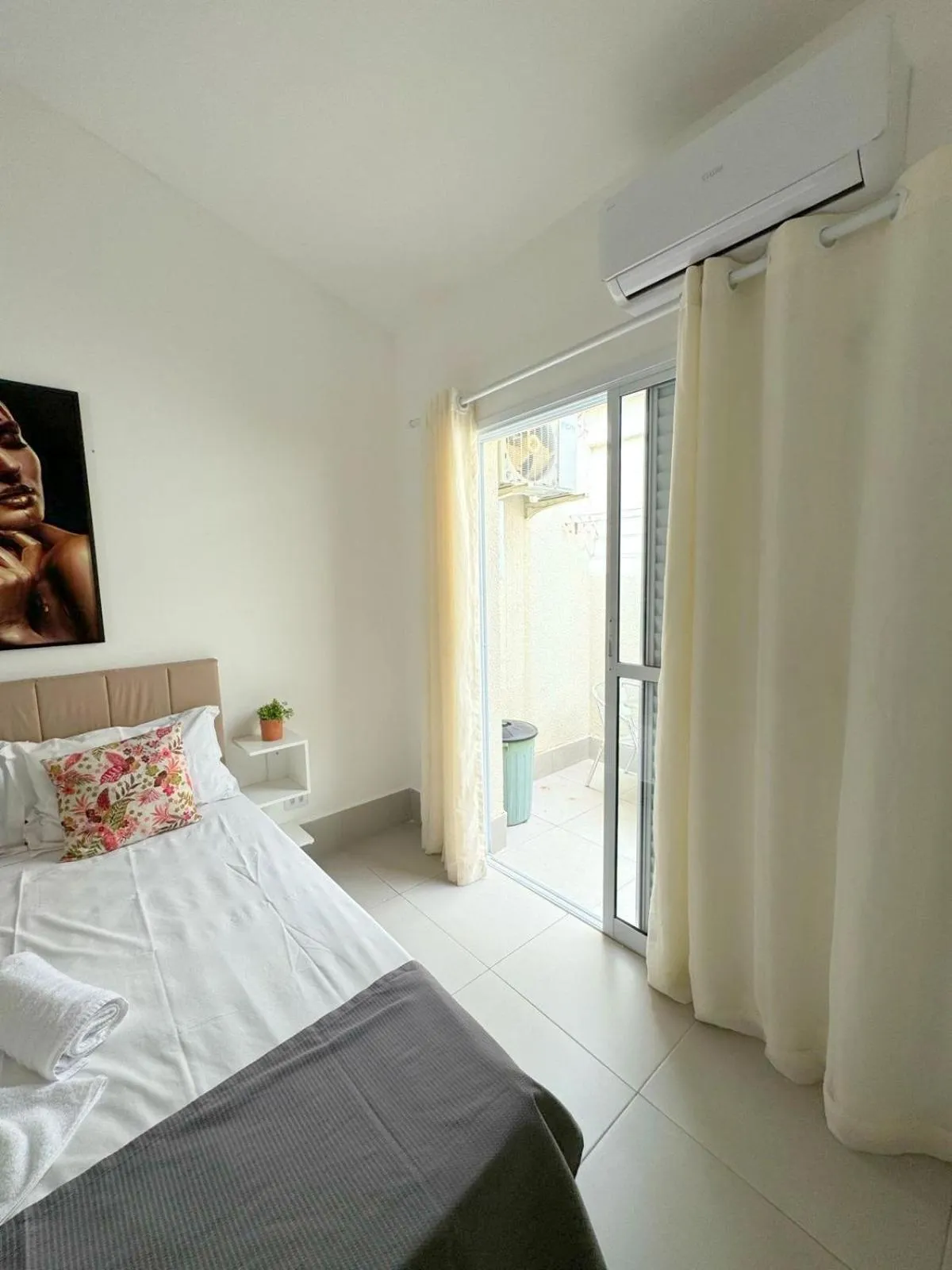 Bed in Pousada Village Cozumel