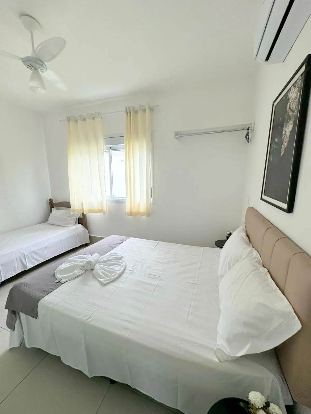 Bed in Pousada Village Cozumel