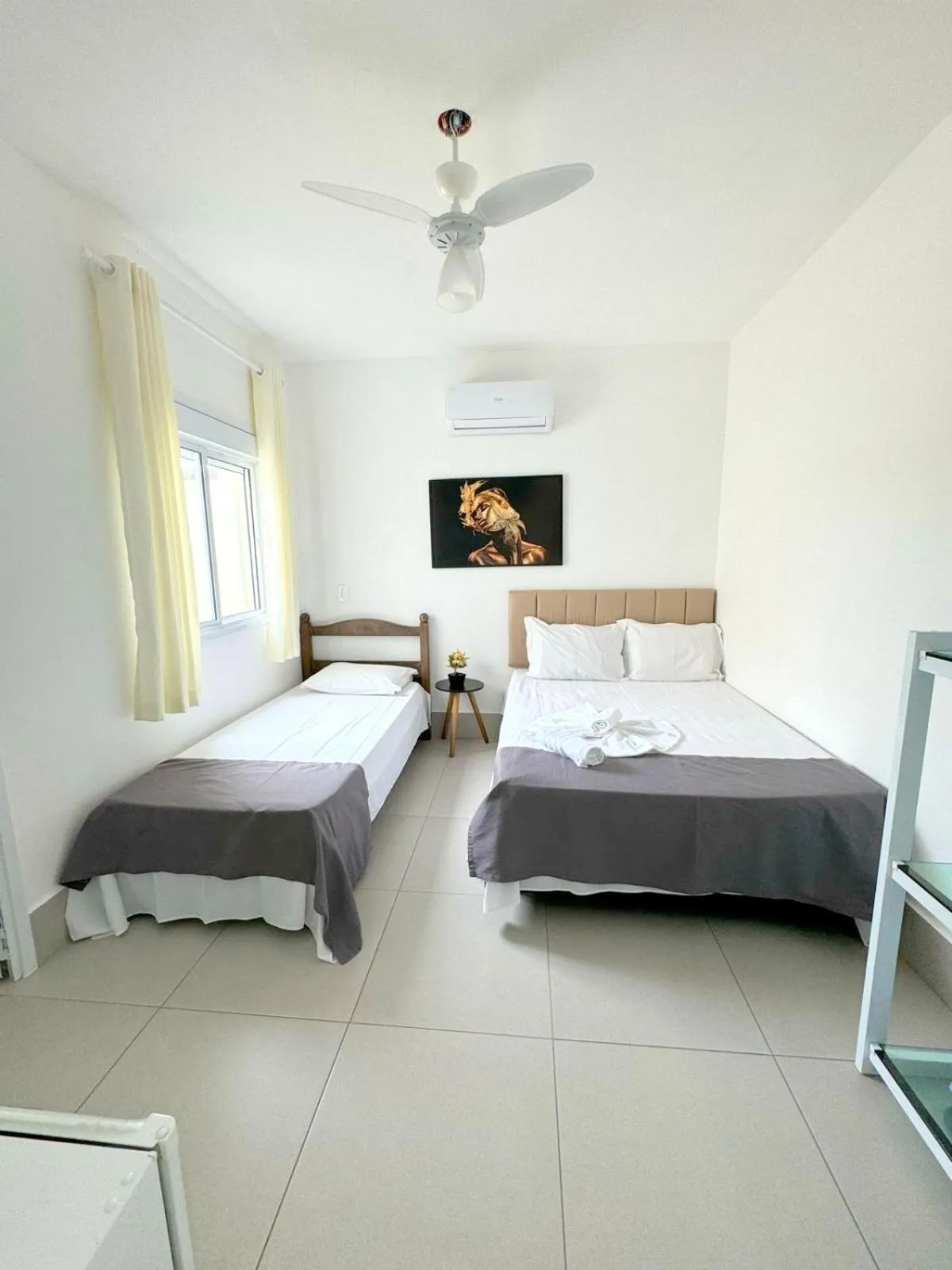 Bed in Pousada Village Cozumel