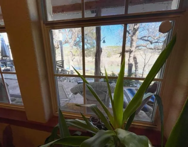 Seating area in Grandview House on Hamilton Creek